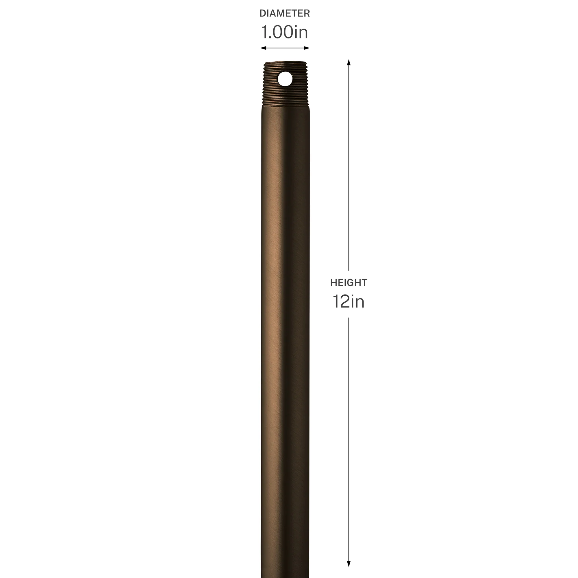 12 inch Ceiling Fan Downrod - Image 8