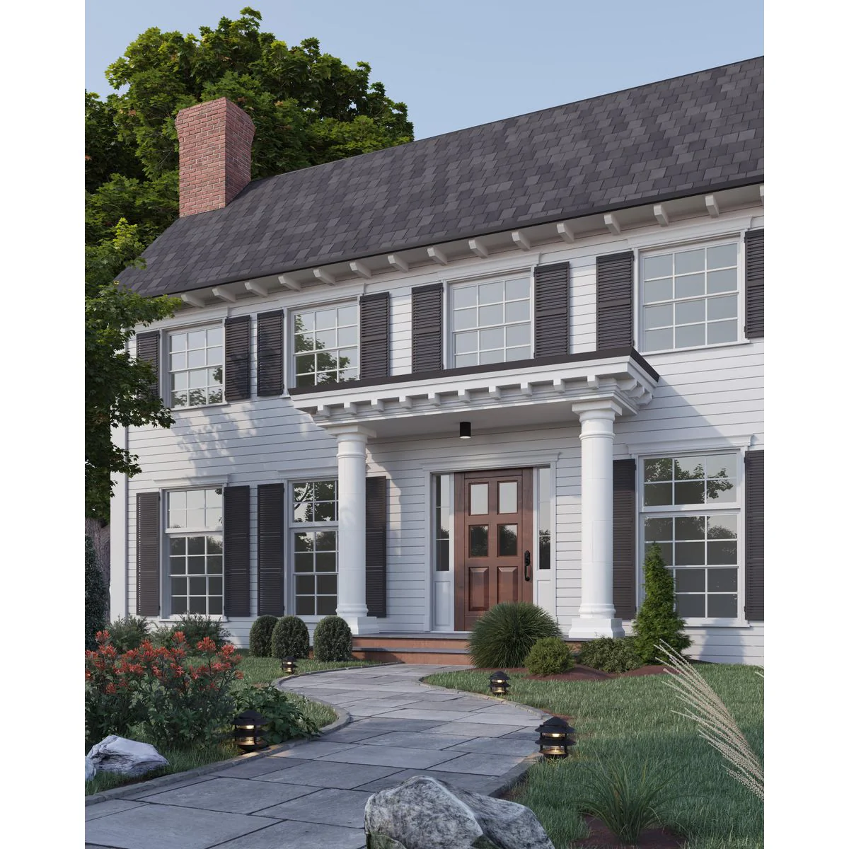 5" LED Outdoor Ceiling Mount Cylinder - Image 5