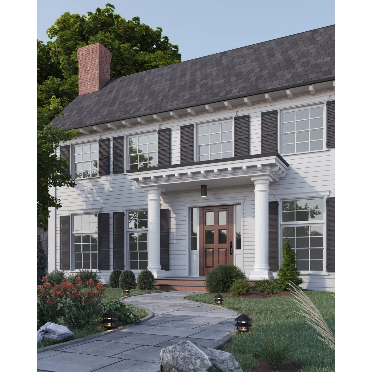 6" Outdoor Ceiling Mount Cylinder - Image 4