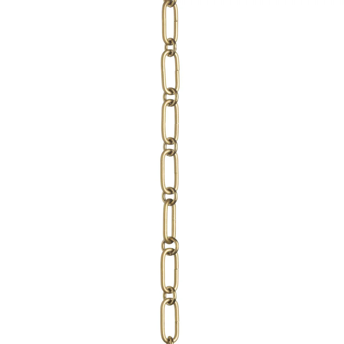 Accessory Chain - 48" of 9 Gauge Chain in Brushed Gold
