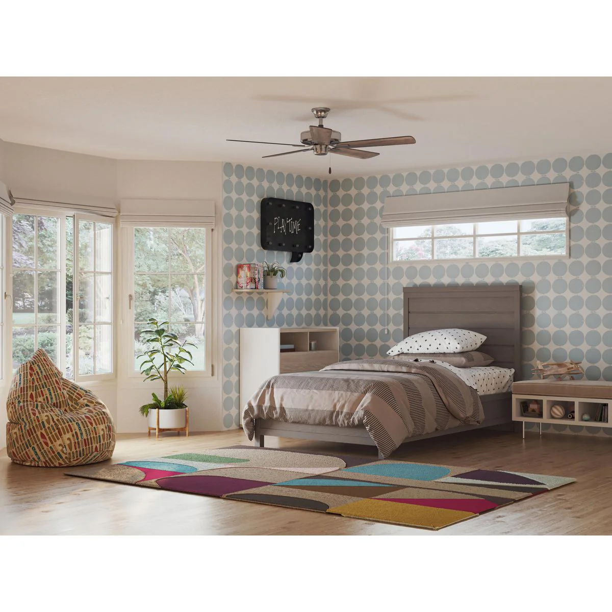 AirPro 52 in. 5-Blade AC Motor Ceiling Fan P250080 - Image 10