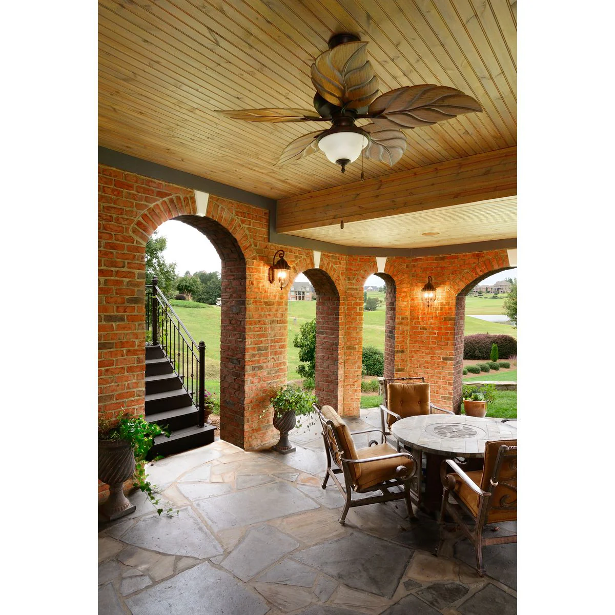 AirPro Collection 52" Five-Blade Indoor/Outdoor Ceiling Fan - Image 2