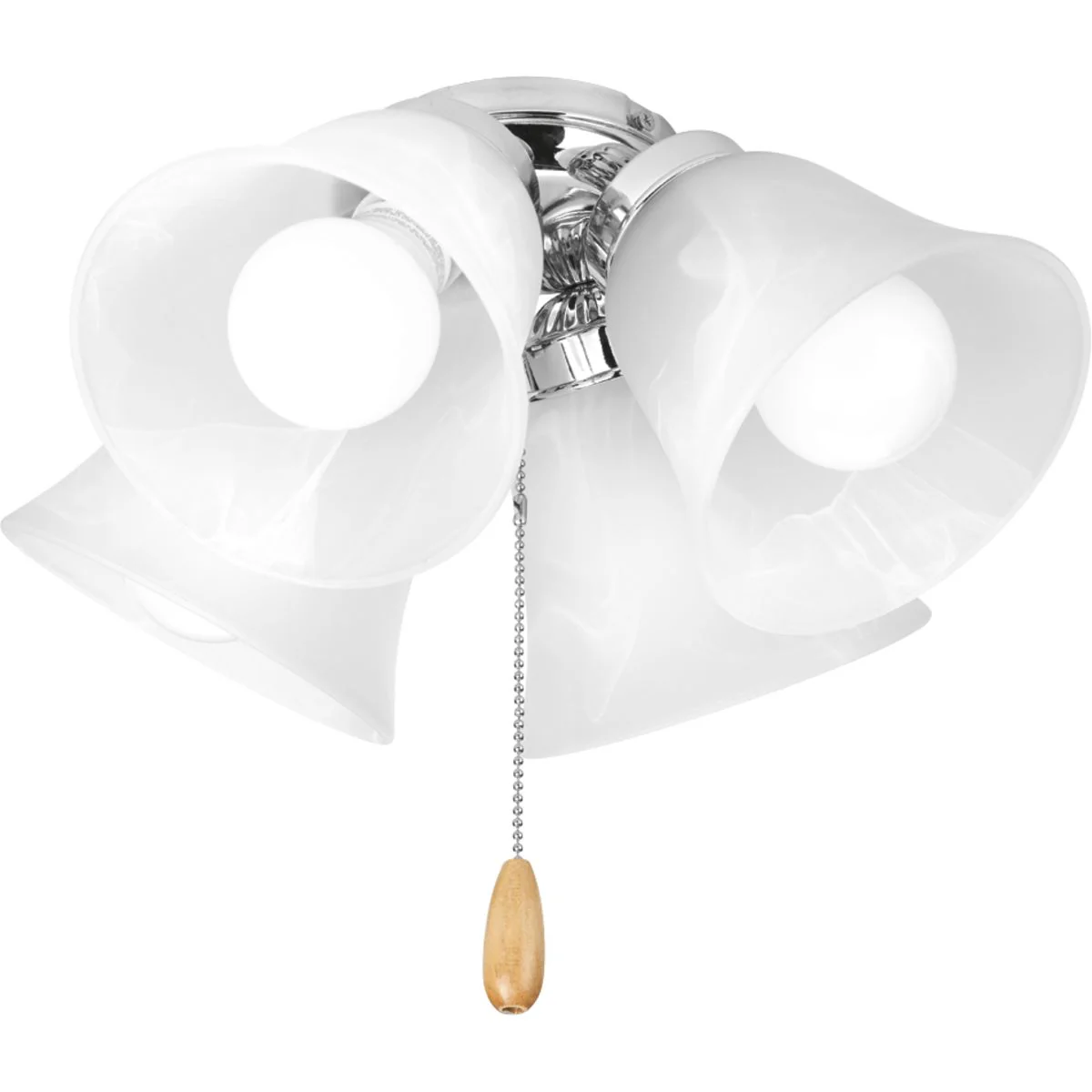 AirPro Collection Four-Light Ceiling Fan Light P2610-xxWB - Image 4
