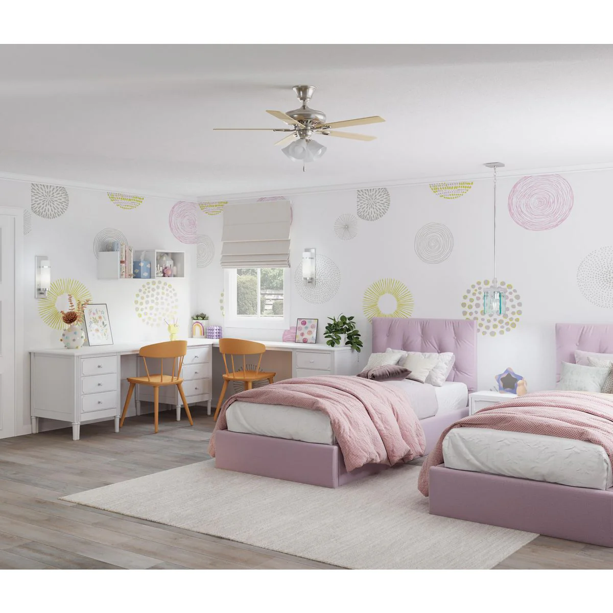 AirPro Collection Four-Light Ceiling Fan Light - Image 6