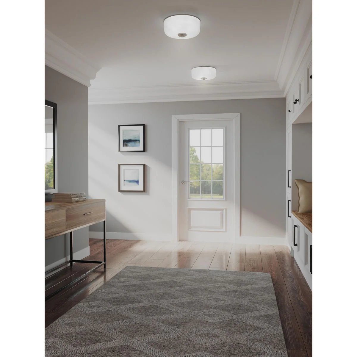 Alexa Collection Two-Light 12-1/4" Flush Mount - Image 3