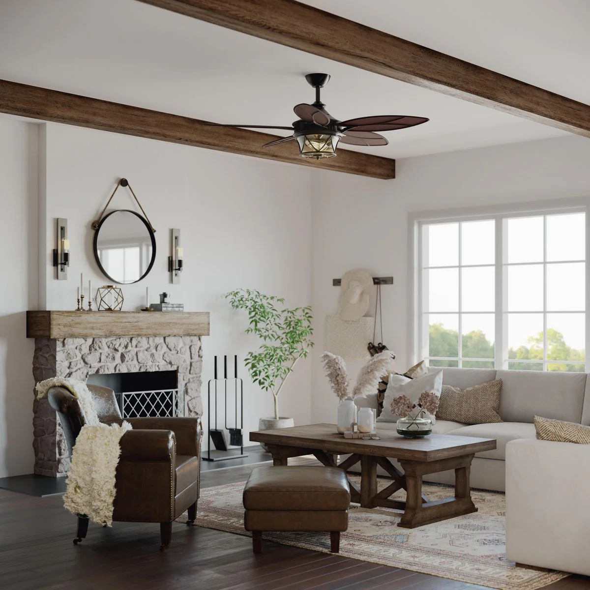 Alfresco Collection 54" Indoor/Outdoor Five-Blade Ceiling Fan - Image 5