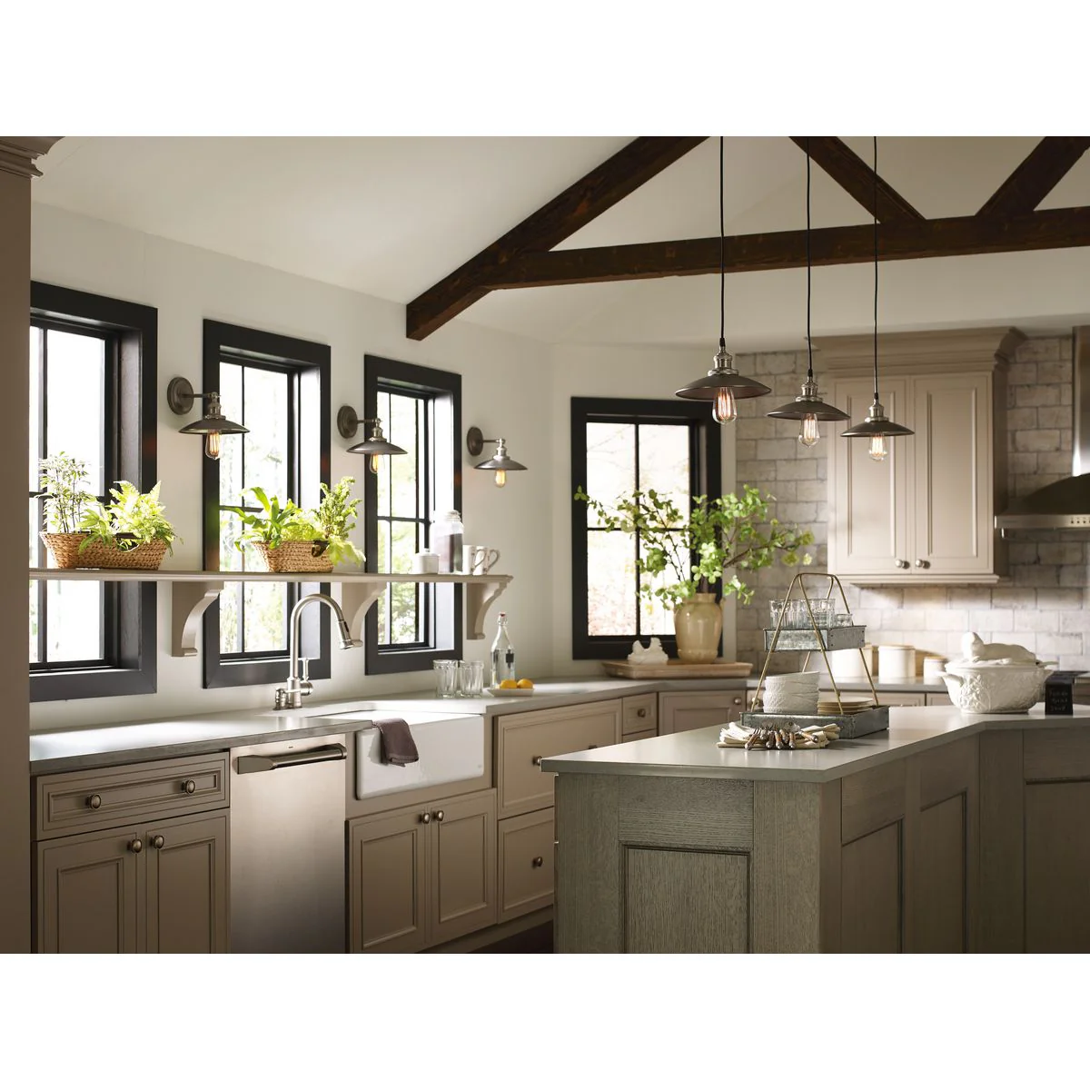 Archives Collection One-Light Adjustable Swivel Wall Sconce - Image 3