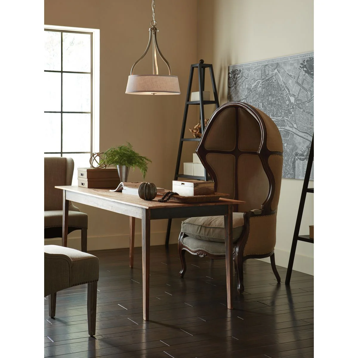 Arden Collection Three-Light Inverted Pendant - Image 3