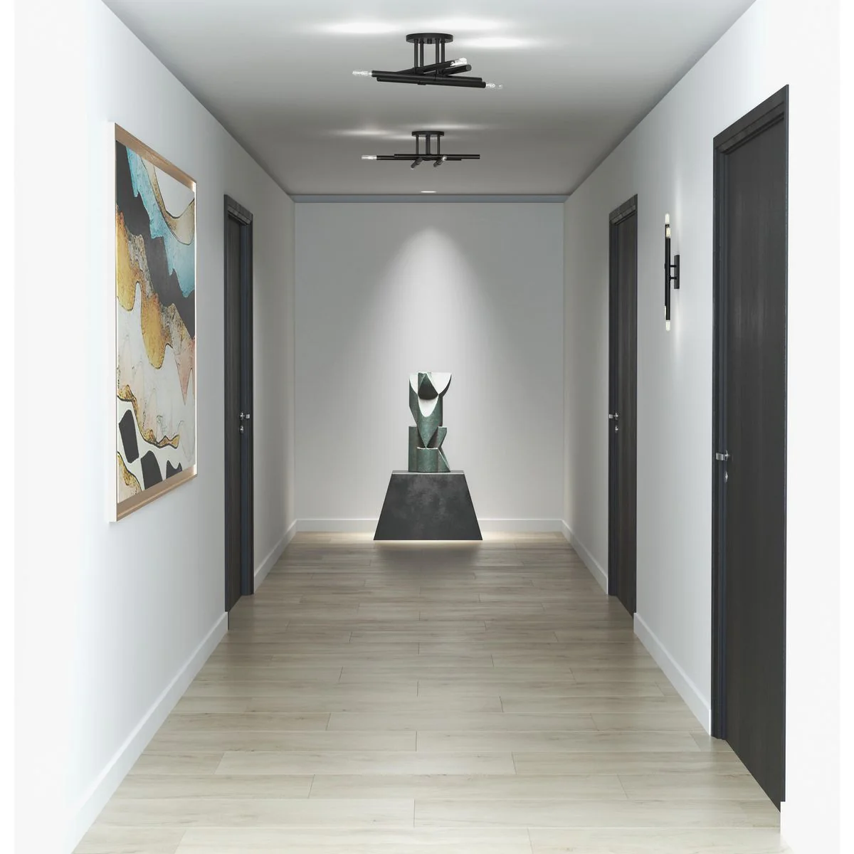 Arya Collection Four-Light Wall Bracket - Image 3