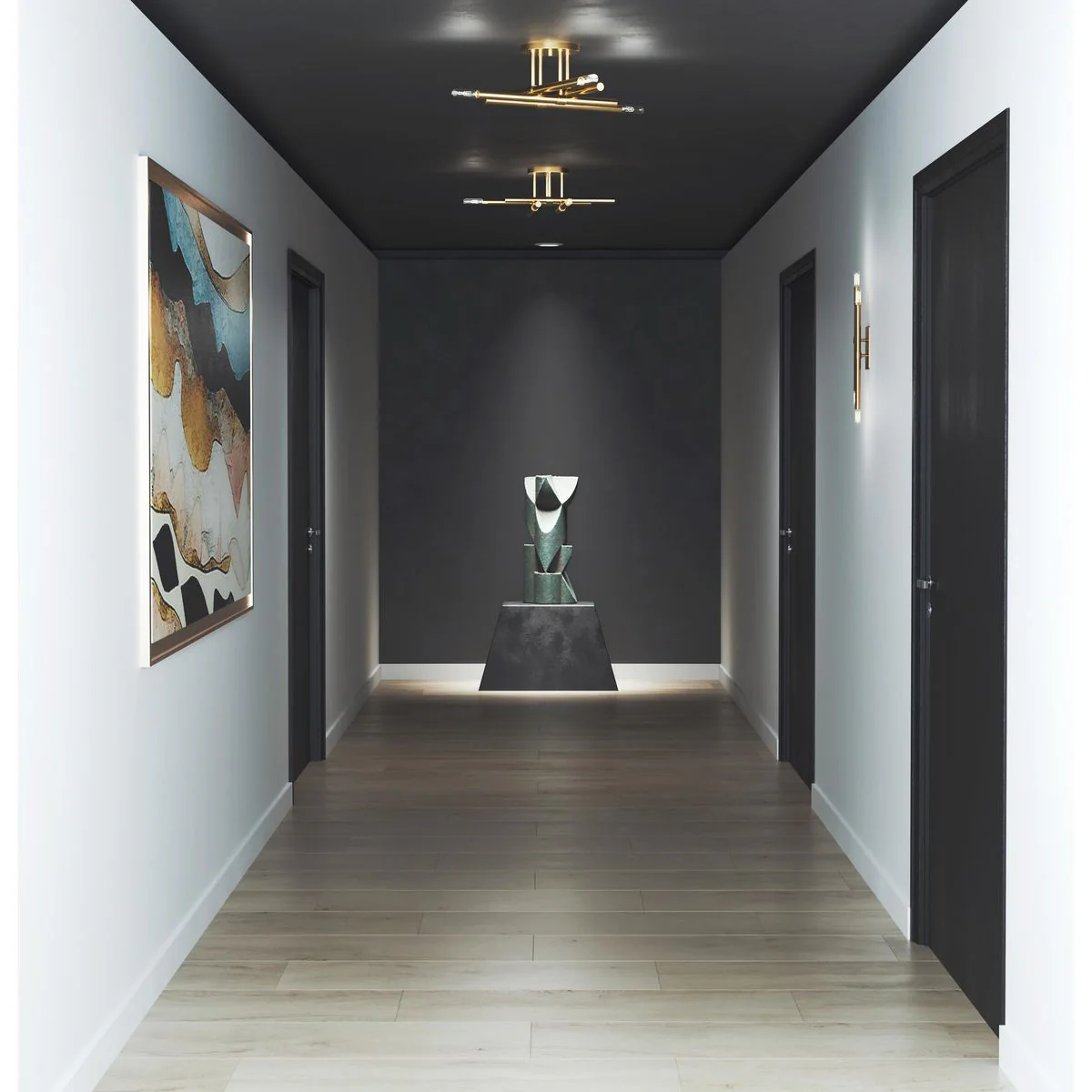 Arya Collection Four-Light Wall Bracket - Image 4
