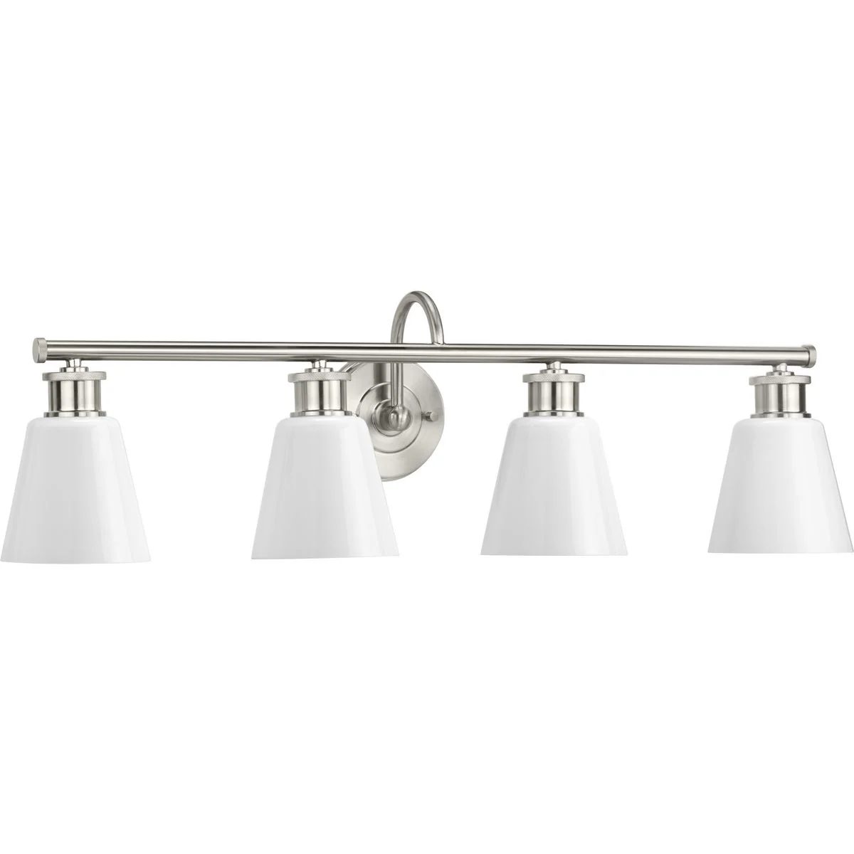 Ashford Collection Four-Light Opal Glass Bath Vanity Wall Light