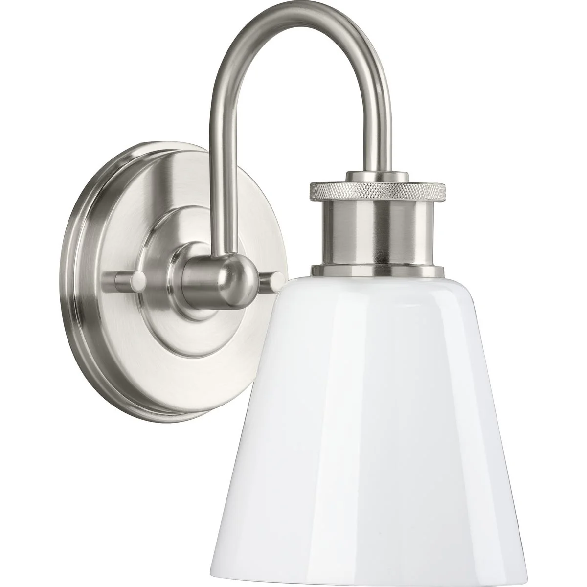 Ashford Collection One-Light Opal Glass Bath Vanity Wall Light