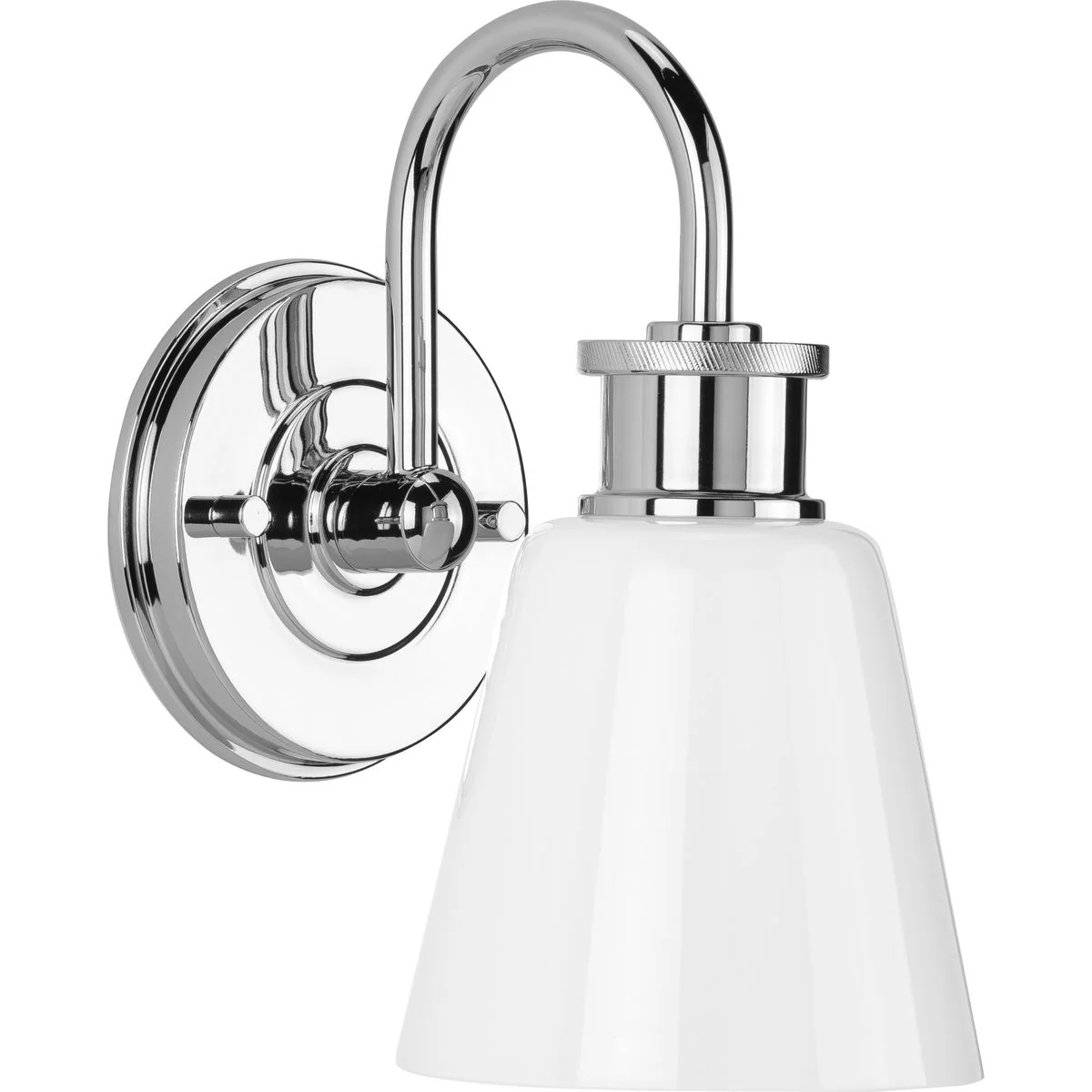Ashford Collection One-Light Opal Glass Bath Vanity Wall Light - Image 2