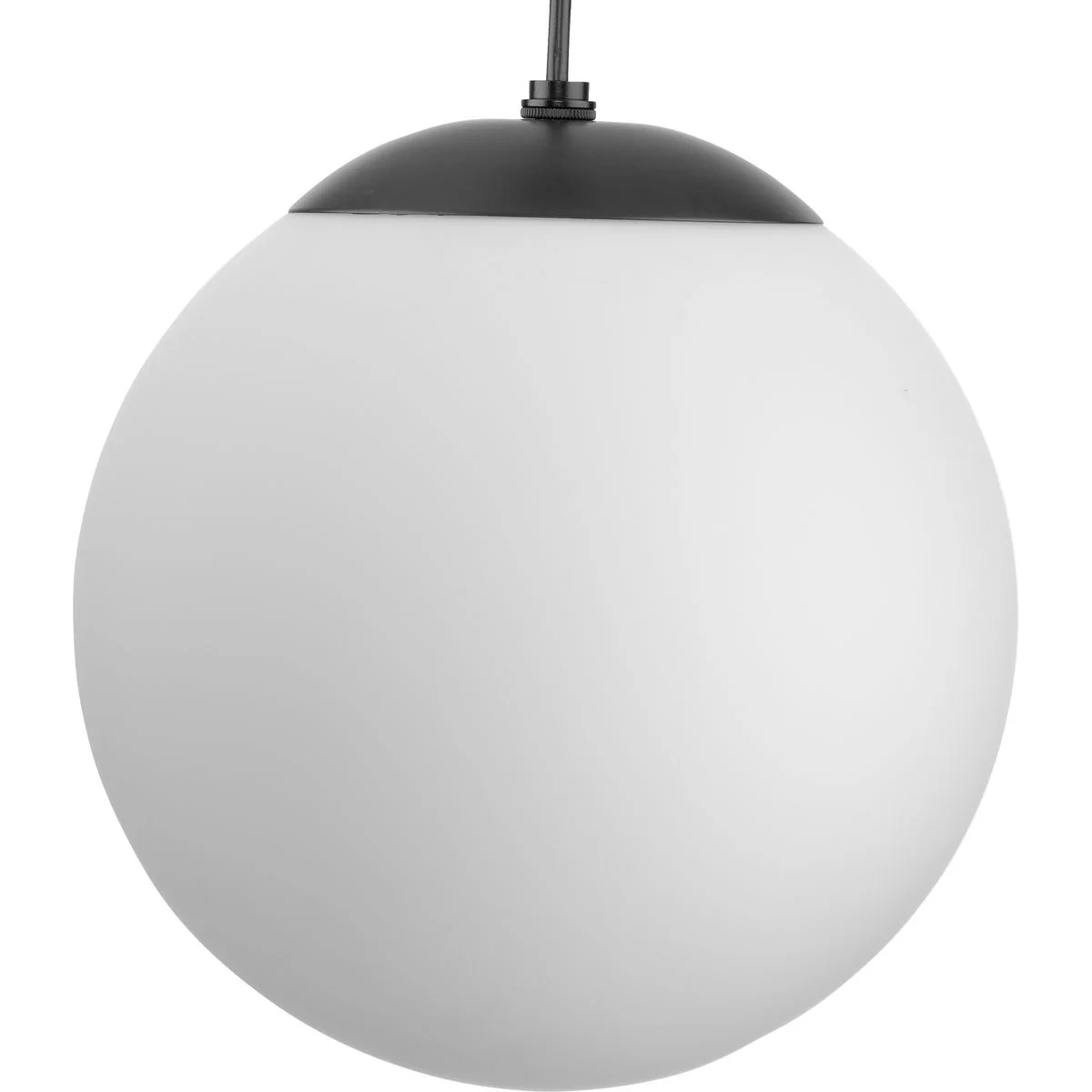 Atwell Collection Opal Glass Globe Medium Hanging Pendant Light - Image 3