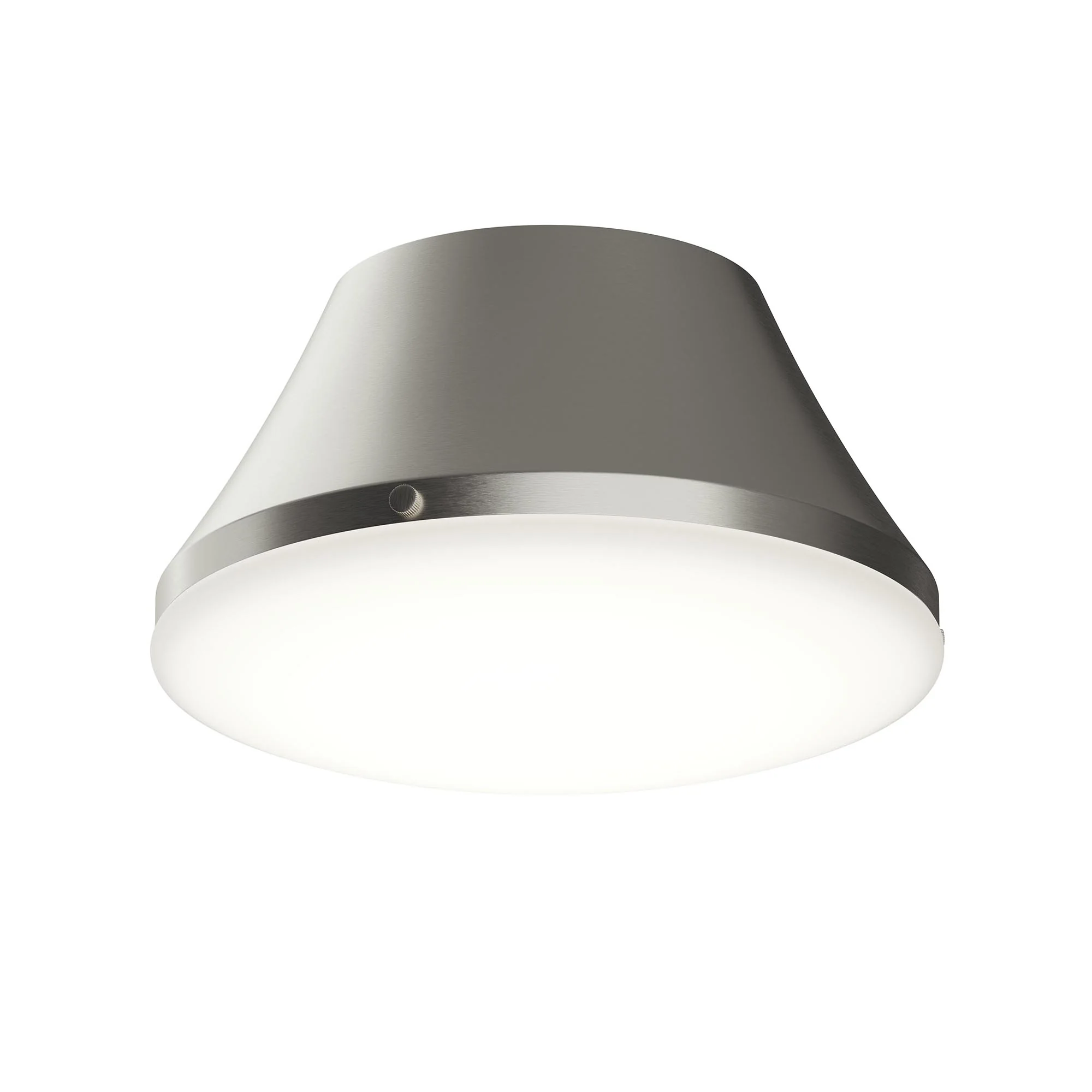 Avra Medium 2-Light Flush Mount with Etched White Glass Shade