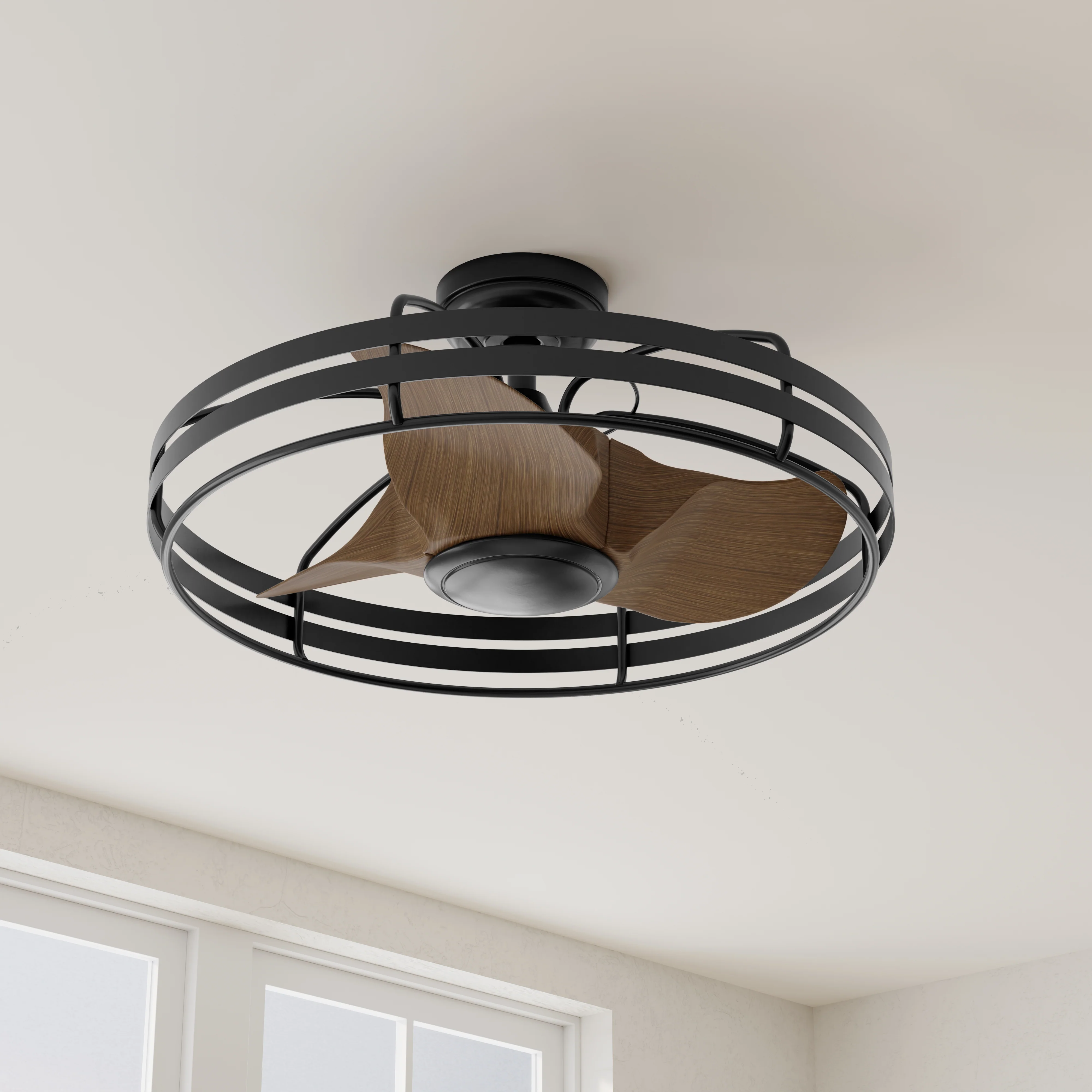 Bastrop Collection 26 in. Three-Blade Ceiling Fan with 3 Speed Remote Control