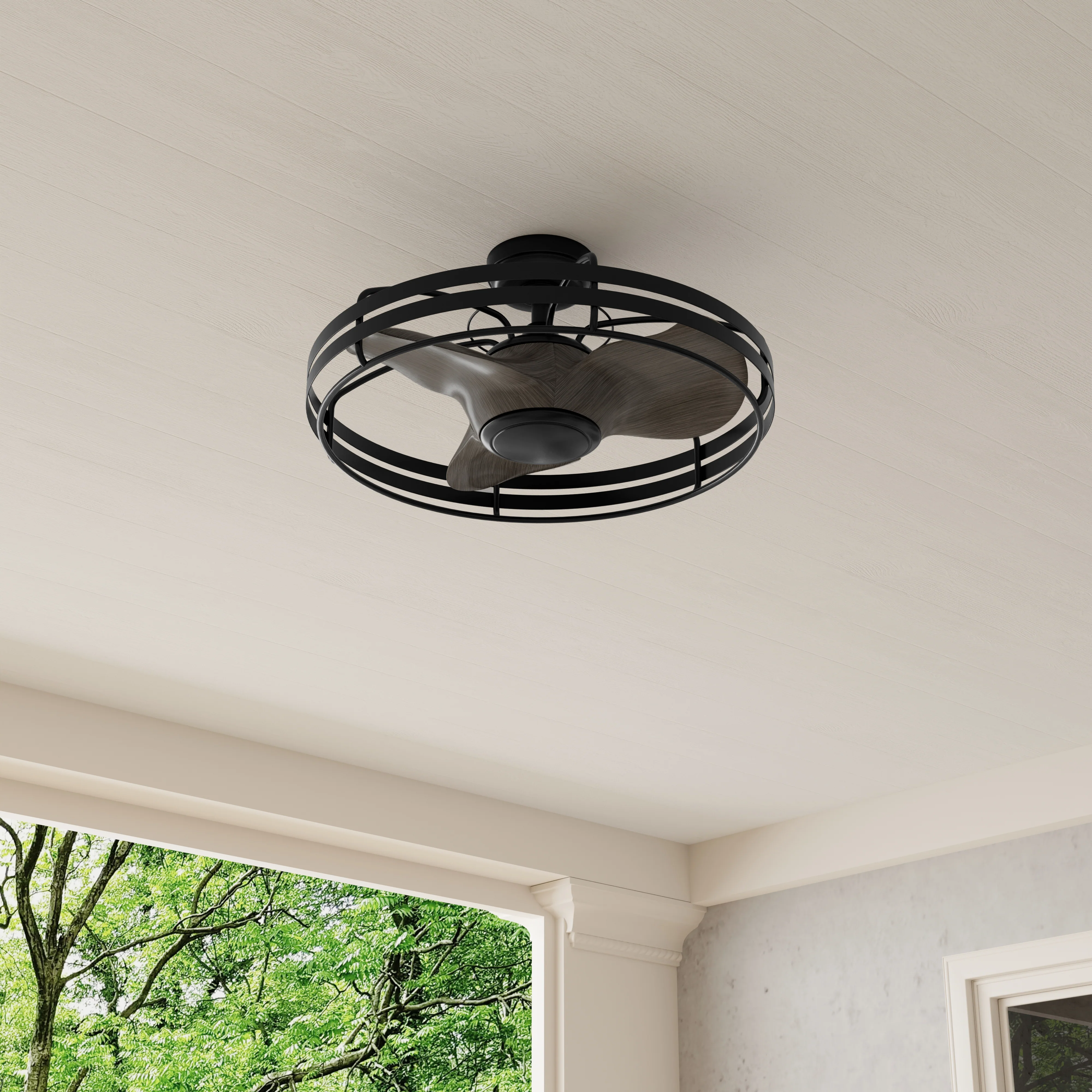 Bastrop Collection 26 in. Three-Blade Ceiling Fan with 3 Speed Remote Control - Image 6