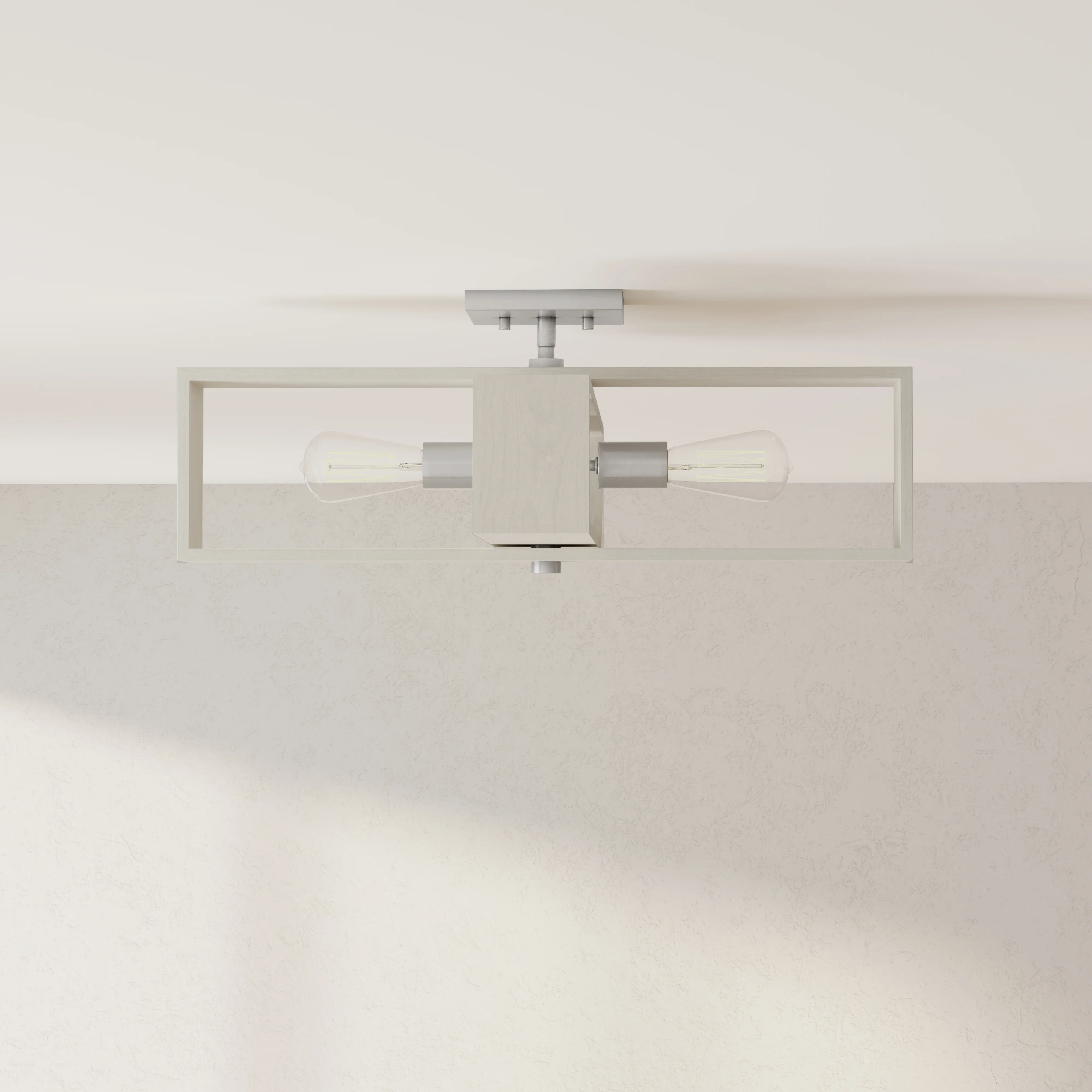Boundary Collection 24 in. Four-Light Flush Mount Light