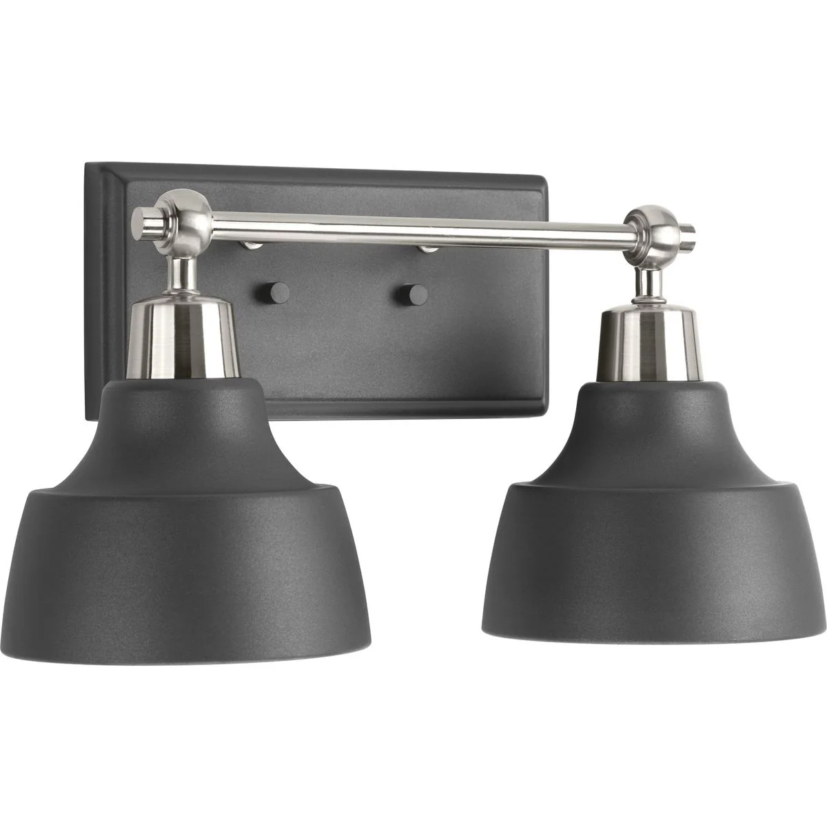 Bramlett Collection Two-Light Metal Shade Bath Vanity Light