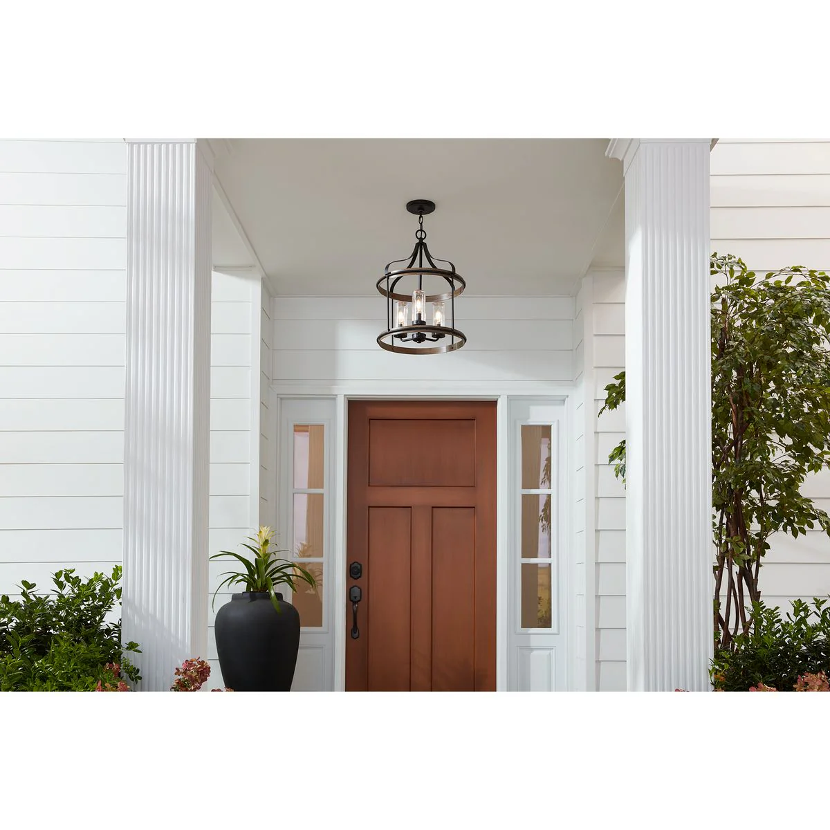 Brenham Collection Three-Light Outdoor Pendant - Image 2