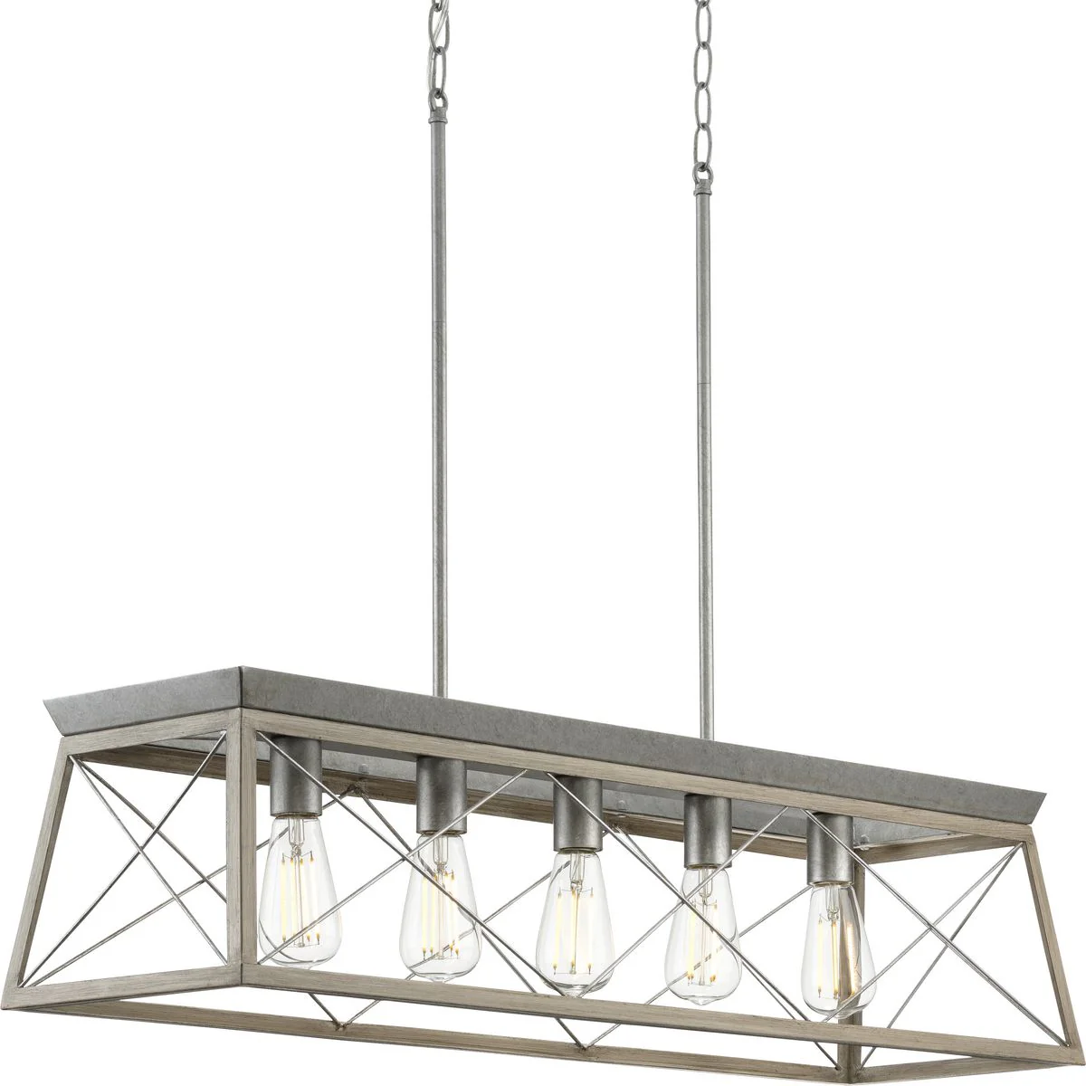 Briarwood Collection Five-Light Linear Chandelier - Image 3