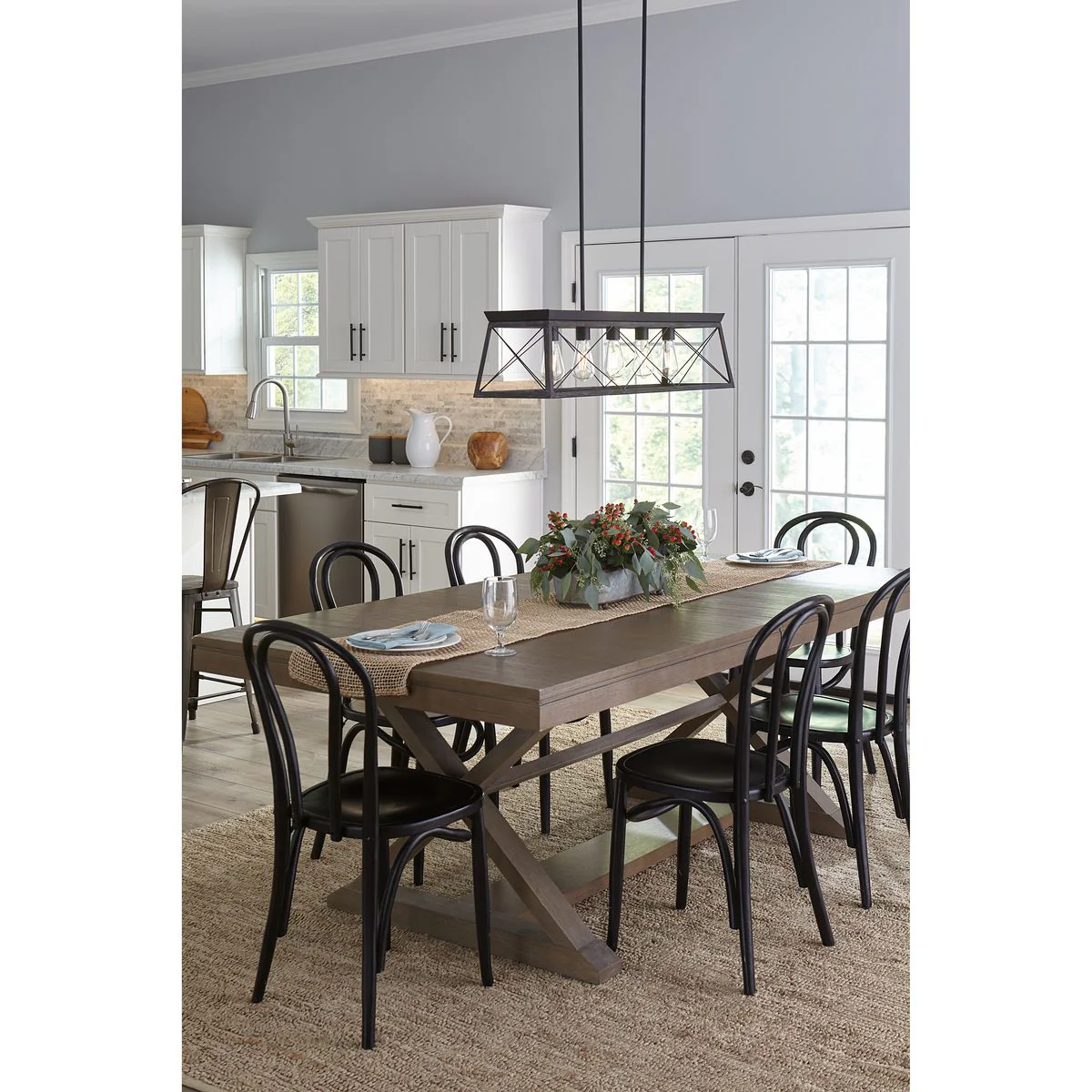 Briarwood Collection Five-Light Linear Chandelier - Image 5
