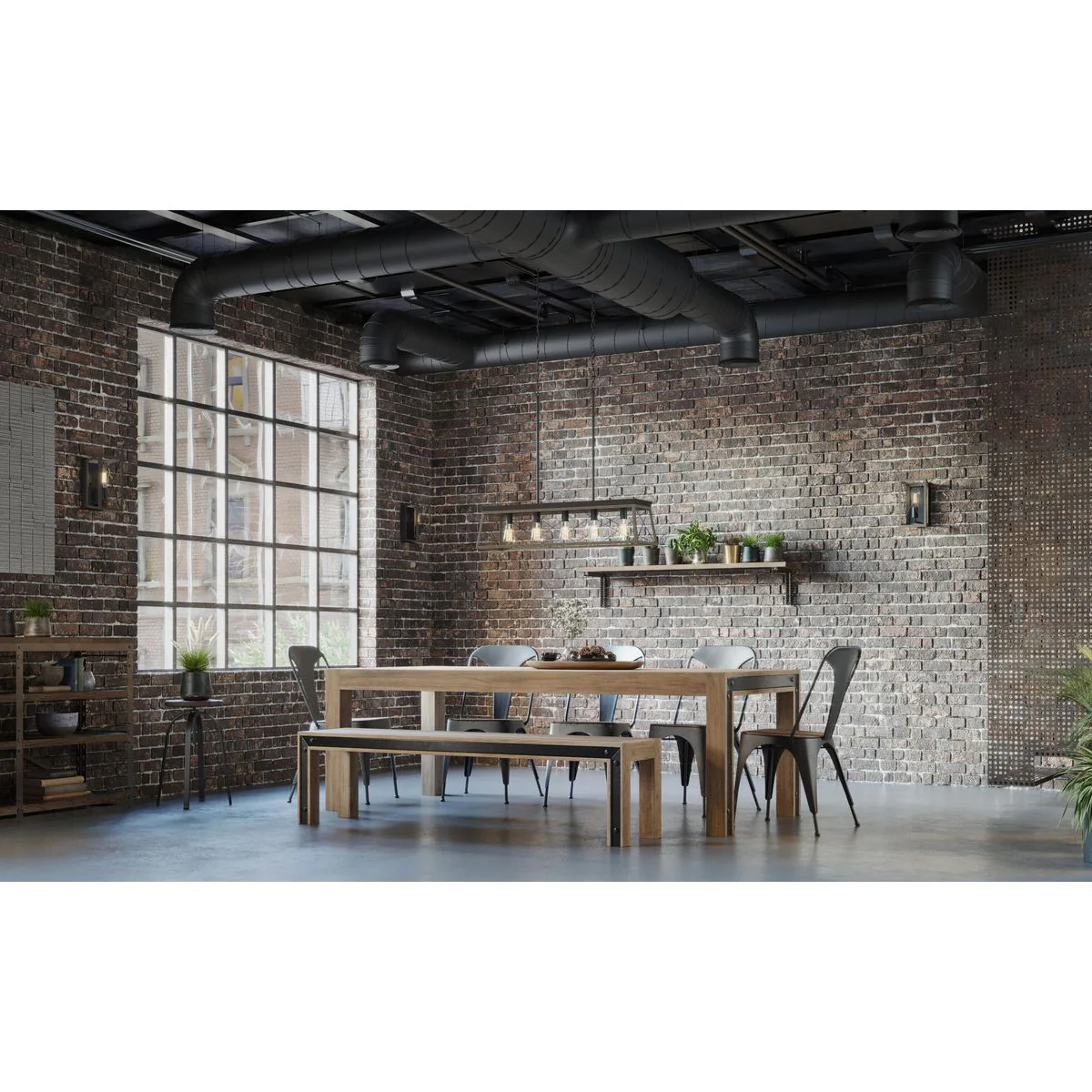 Briarwood Collection Five-Light Linear Chandelier - Image 8