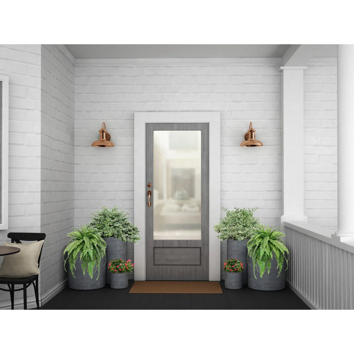 Brookside Collection One-Light Large Wall Lantern - Image 6