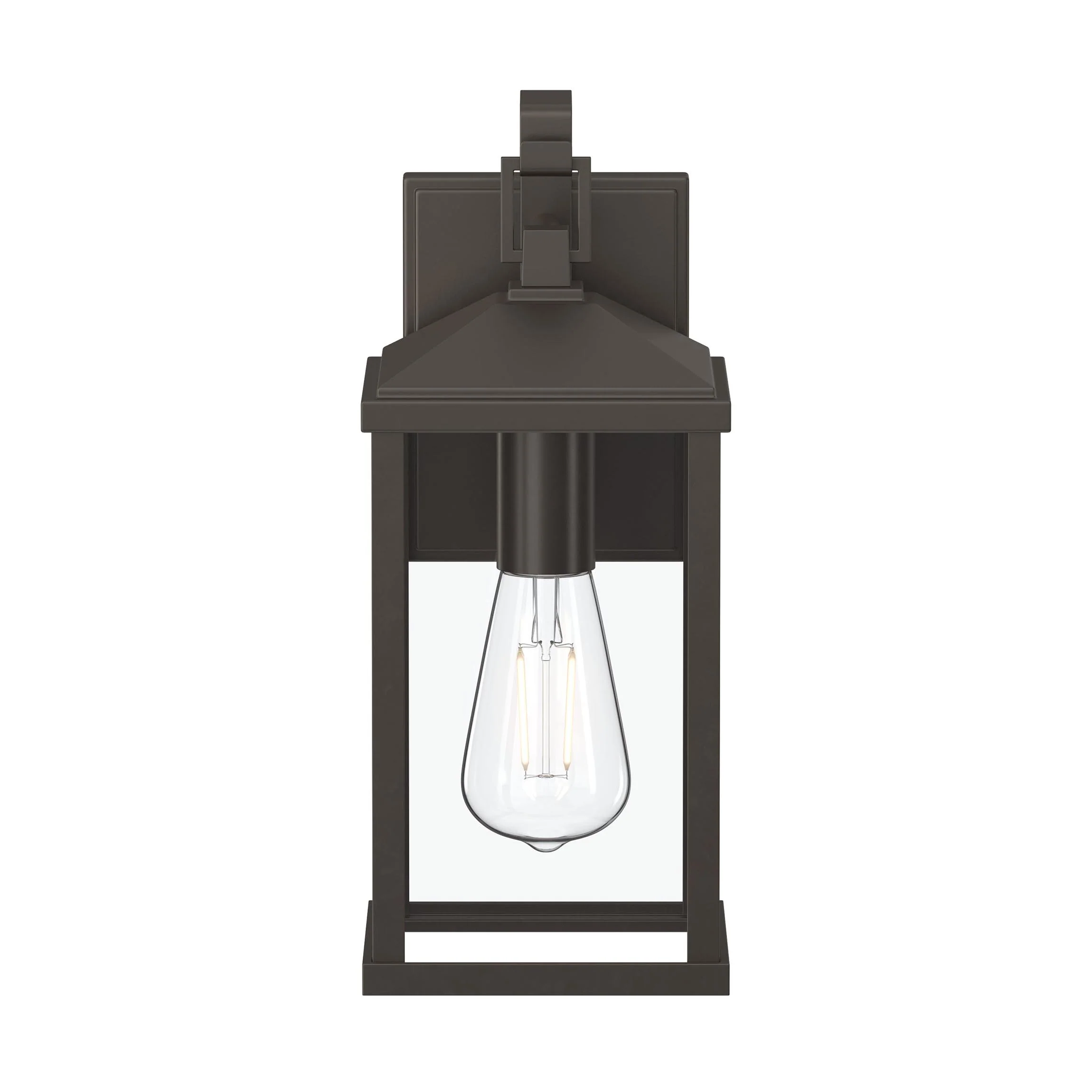 Cantley Medium Outdoor Wall Lantern with Clear Glass Panels - Image 15