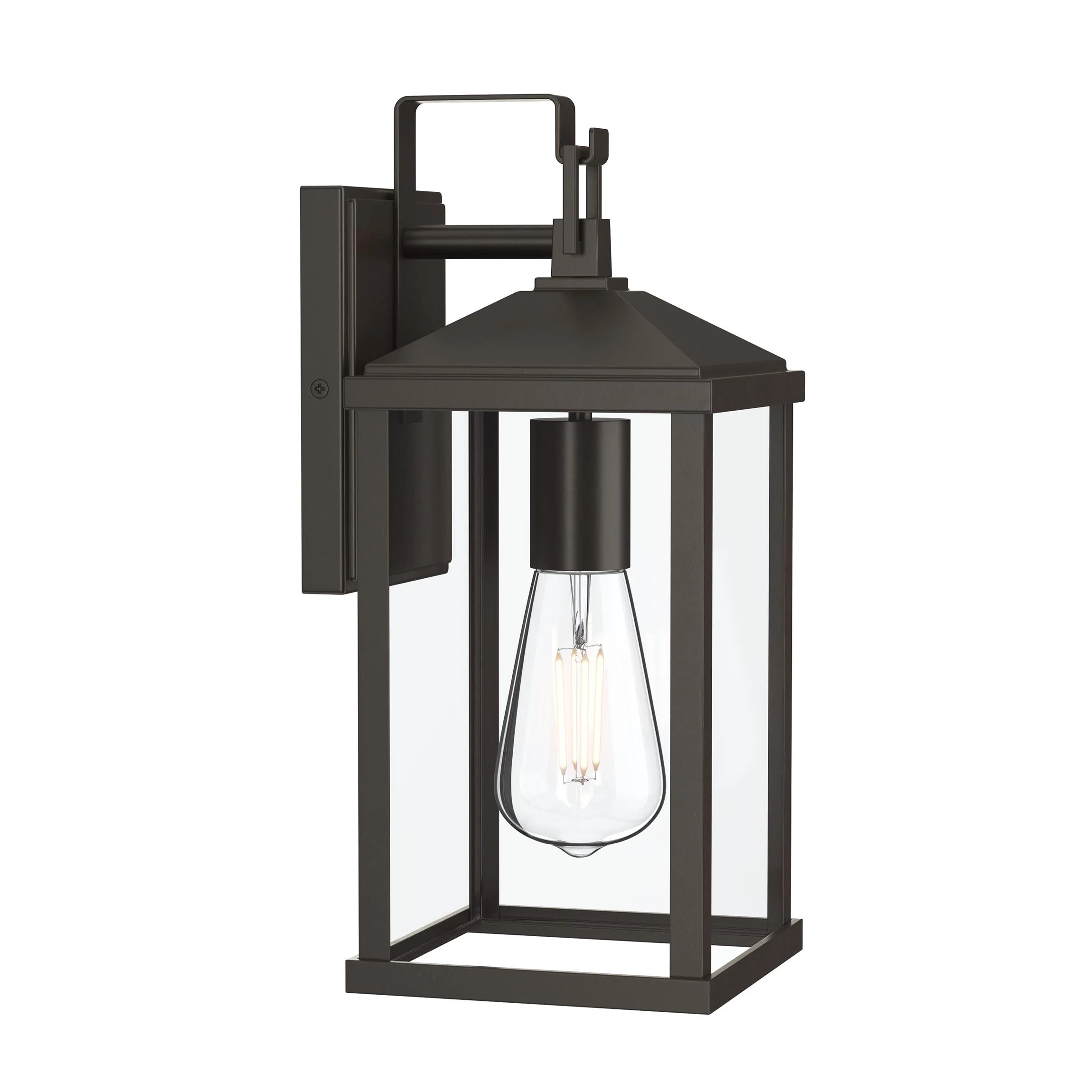Cantley Medium Outdoor Wall Lantern with Clear Glass Panels - Image 16