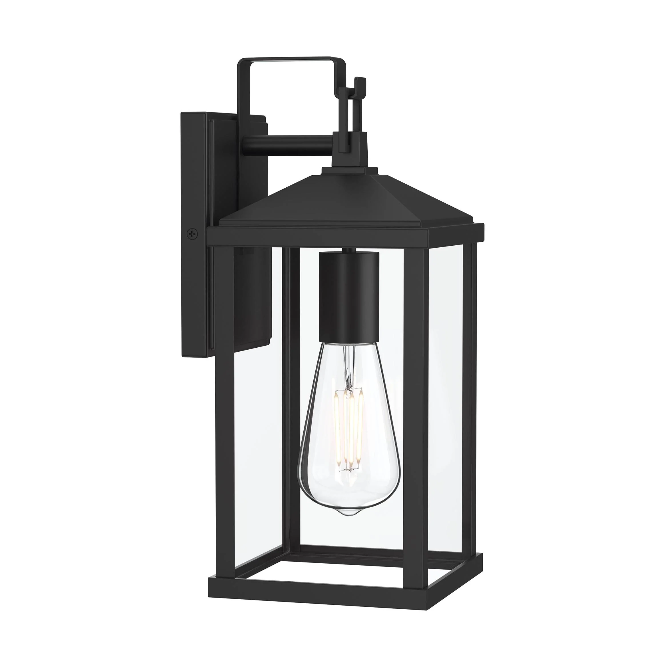 Cantley Medium Outdoor Wall Lantern with Clear Glass Panels - Image 8