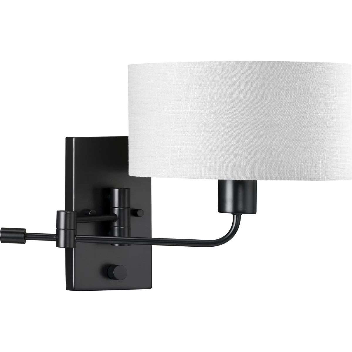 Carrick Collection One-Light Summer Linen Shade Wall Light - Image 4