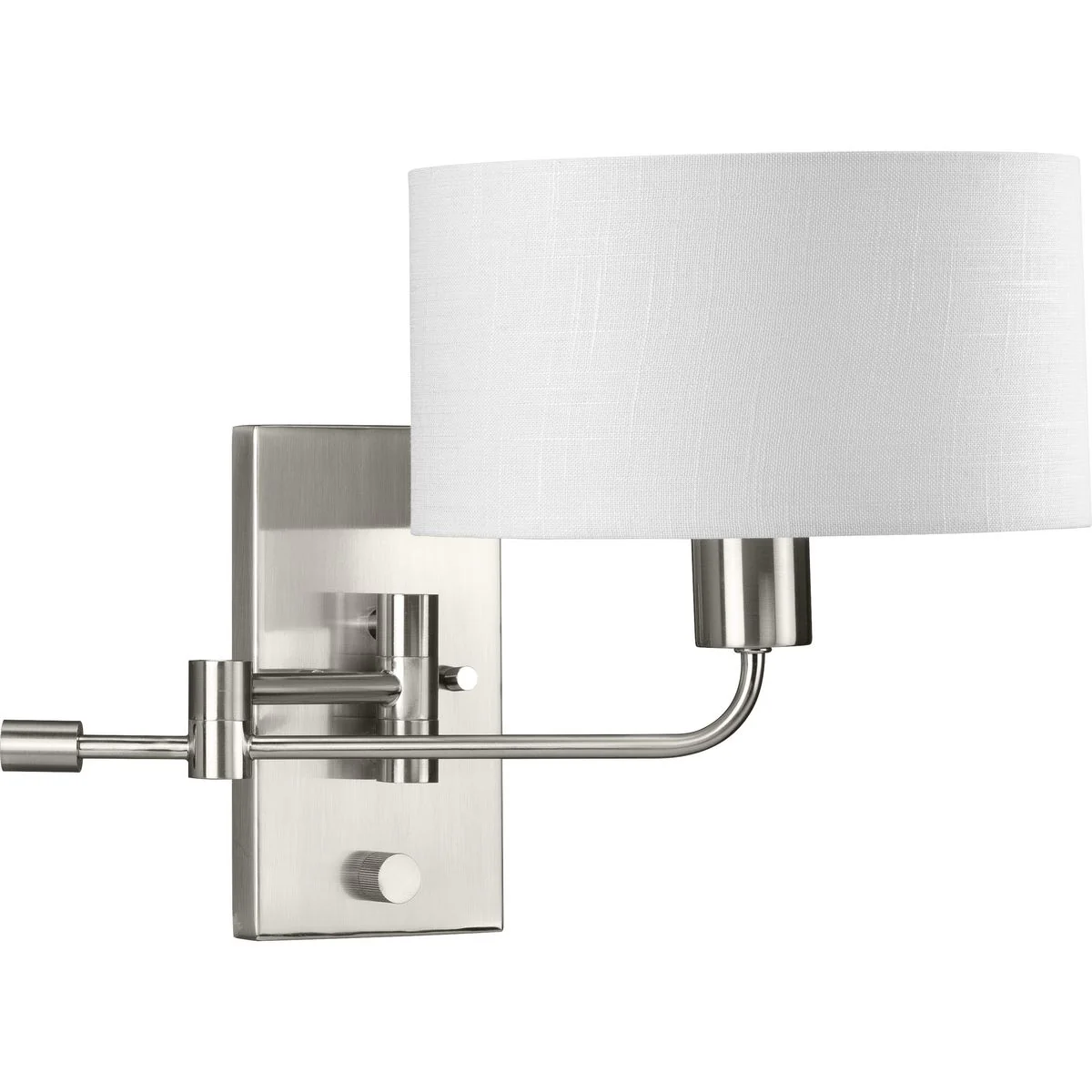 Carrick Collection One-Light Summer Linen Shade Wall Light - Image 5