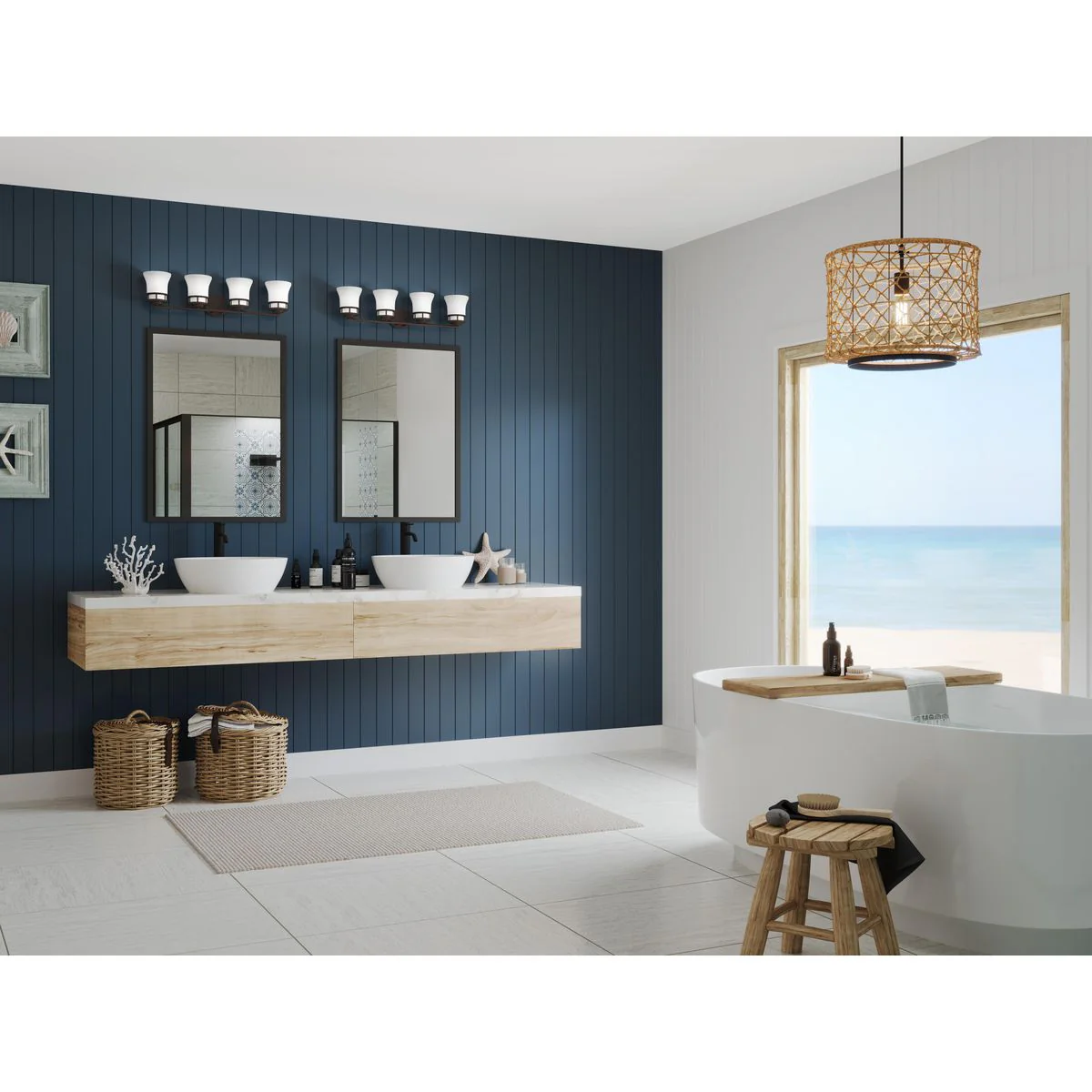 Cascadia Collection Four-Light Bath & Vanity - Image 4