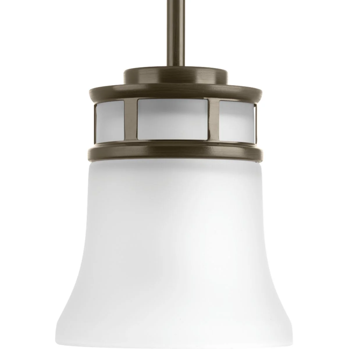 Cascadia Collection One-Light Etched Glass Mini-Pendant Light