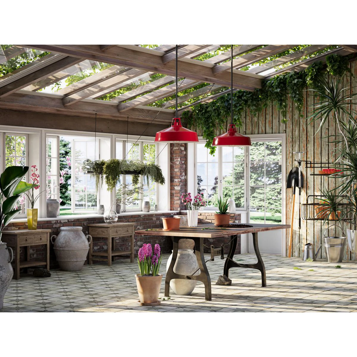 Cedar Springs Collection One-Light Outdoor Hanging Light - Image 8