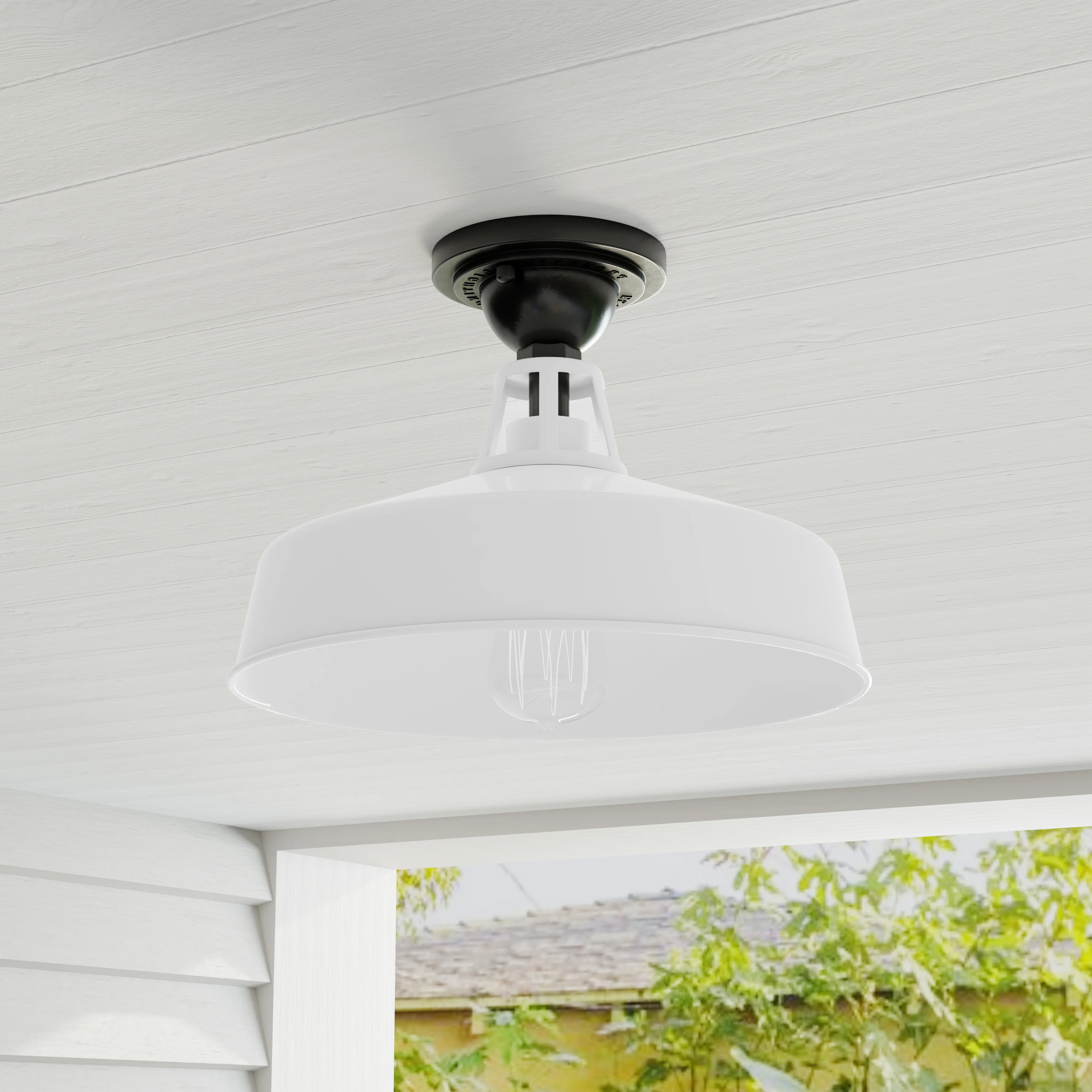 Cedar Springs Collection One-Light Semi-Flush Mount - Image 7