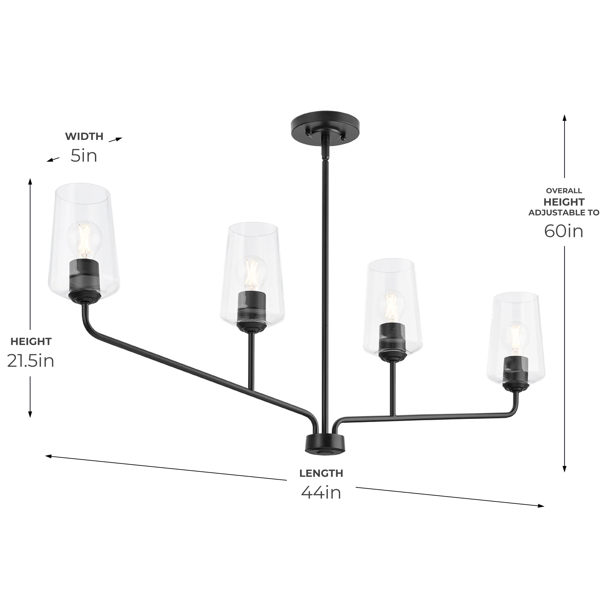 Celino Four-Light Chandelier - Image 12