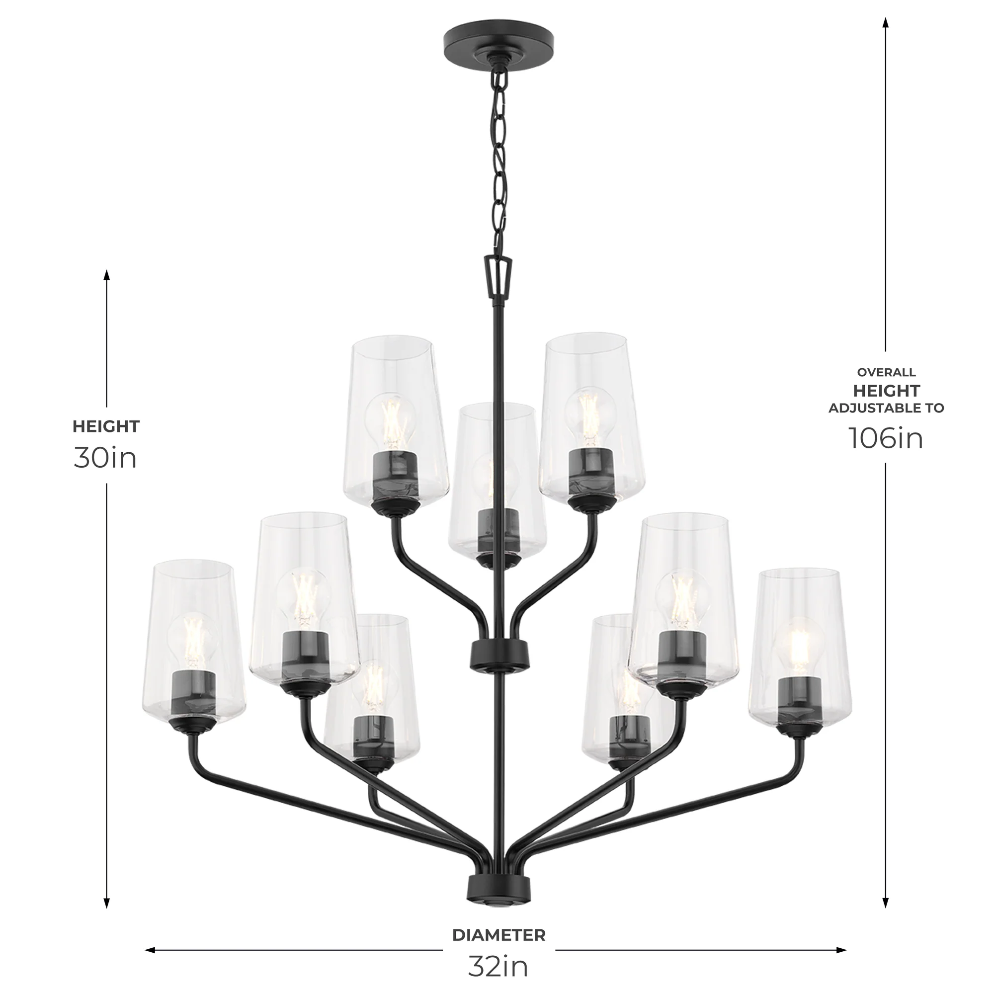 Celino Nine-Light Chandelier - Image 12
