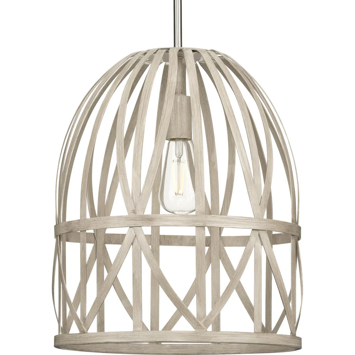 Chastain Collection One-Light Basket Pendant Light - Image 4