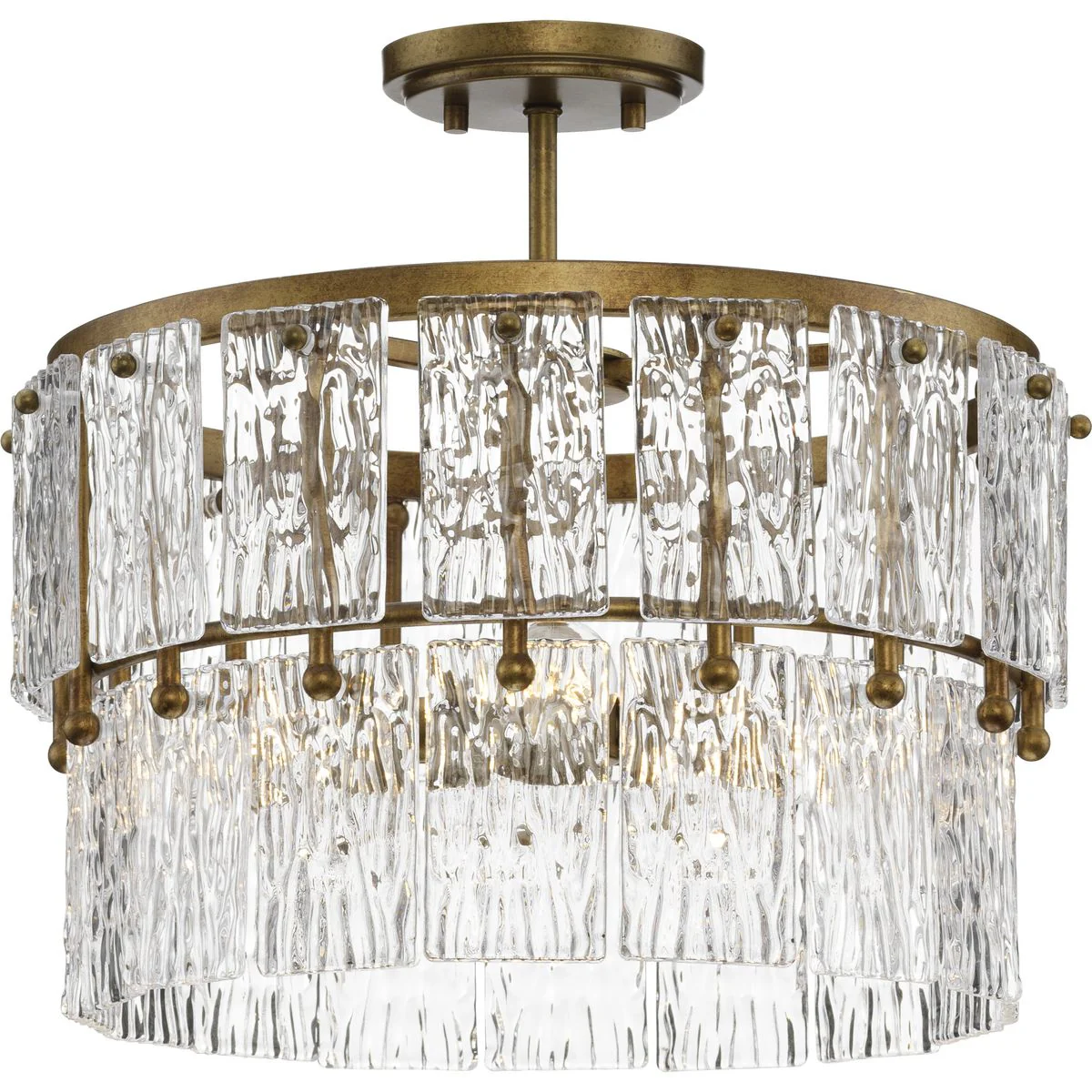 Chevall Collection Three-Light Organic Pendant