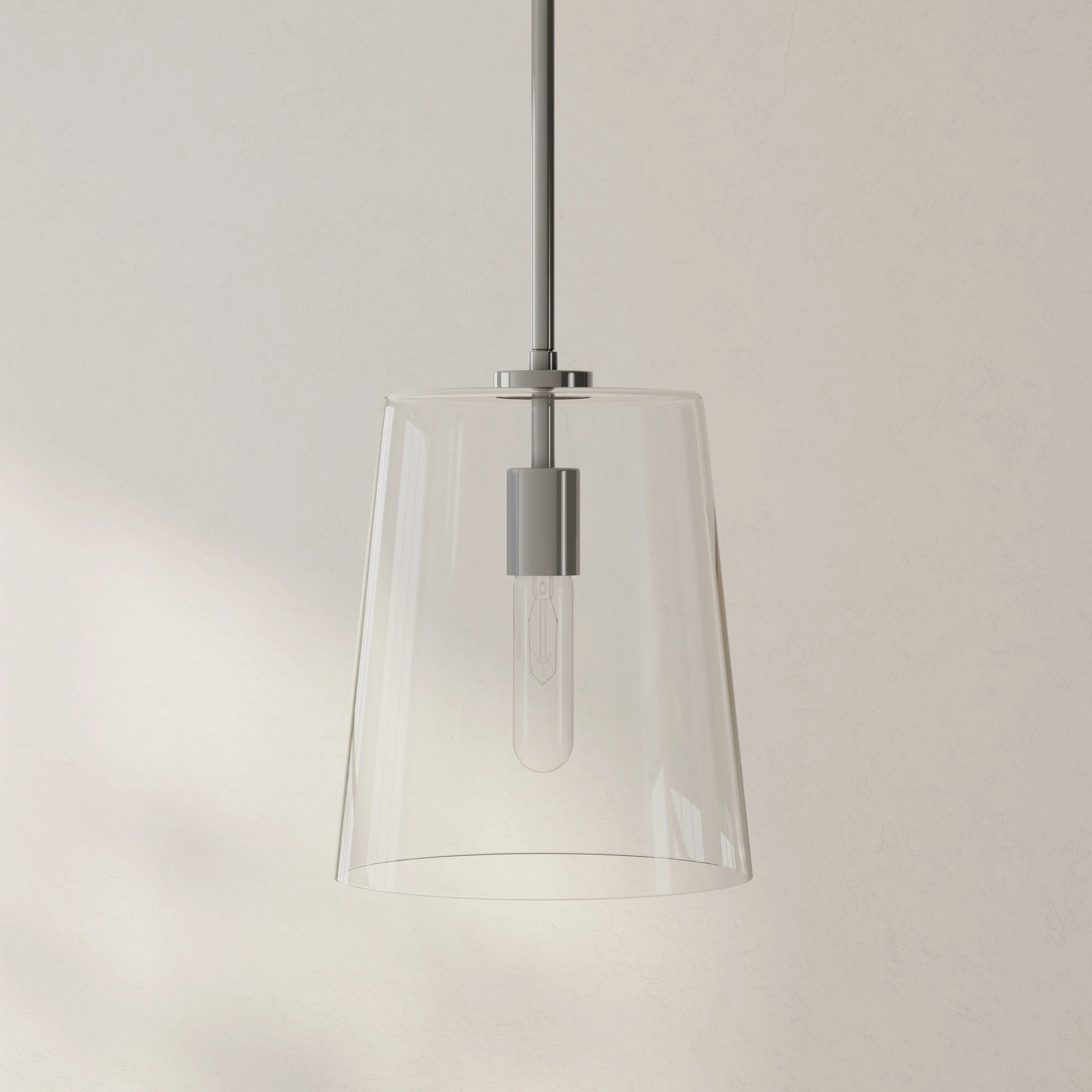 Clarion Collection One-Light Clear Glass Pendant Light