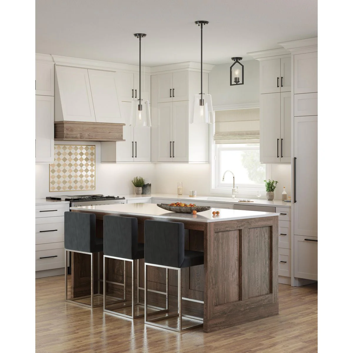 Clarion Collection One-Light Clear Glass Pendant Light - Image 10