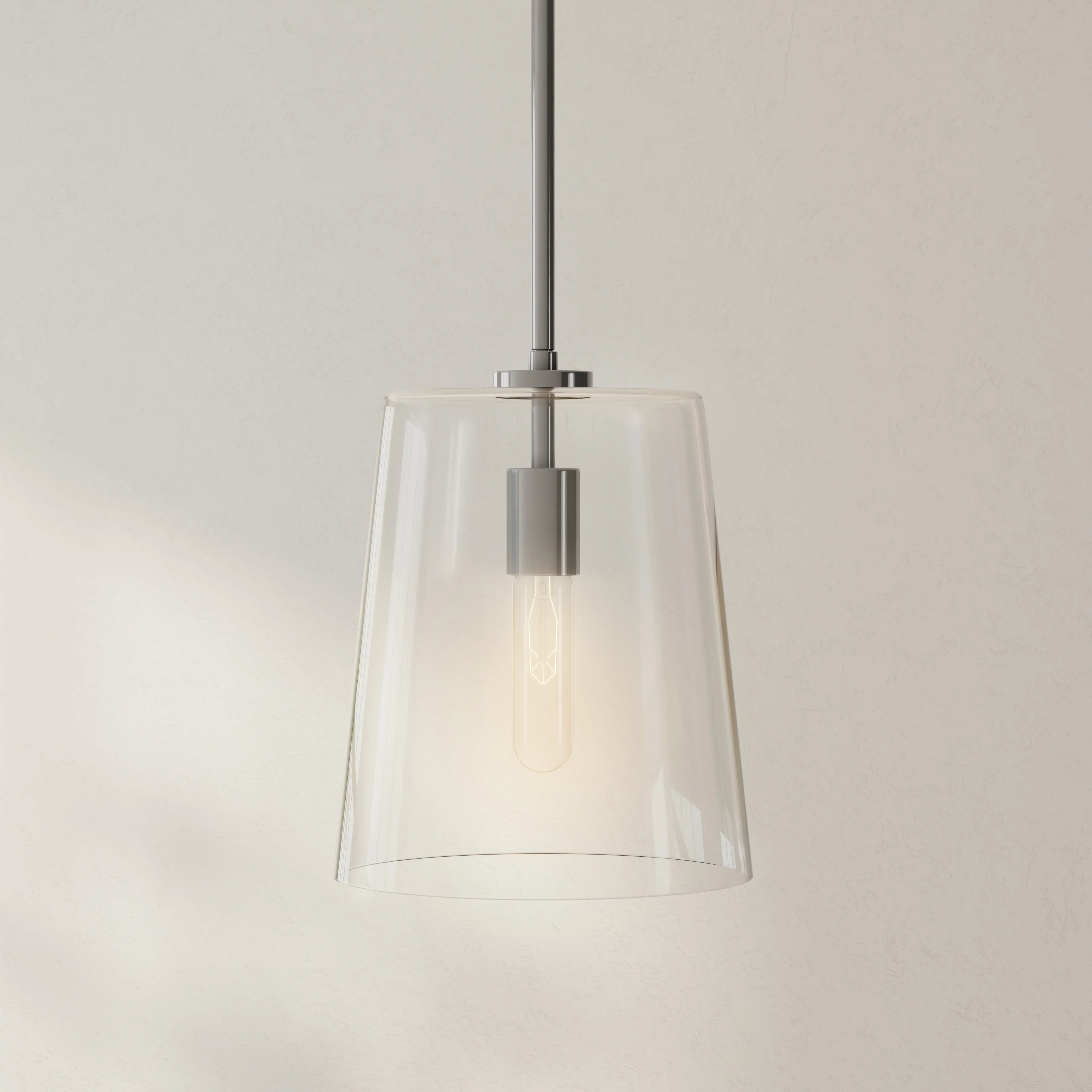 Clarion Collection One-Light Clear Glass Pendant Light - Image 2