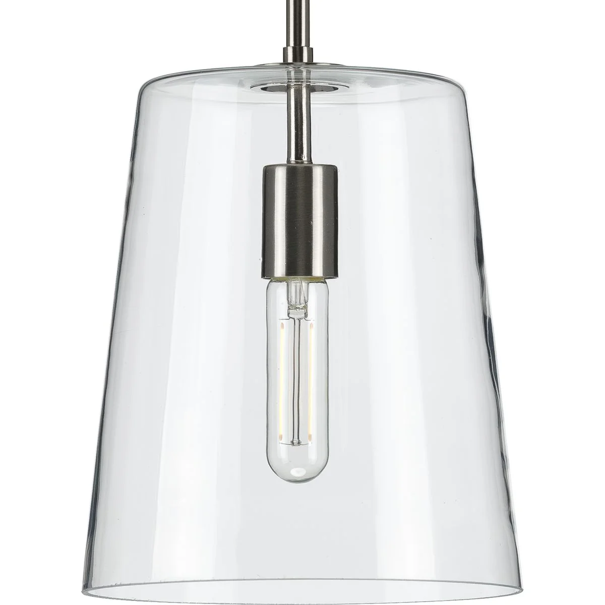 Clarion Collection One-Light Clear Glass Pendant Light - Image 3