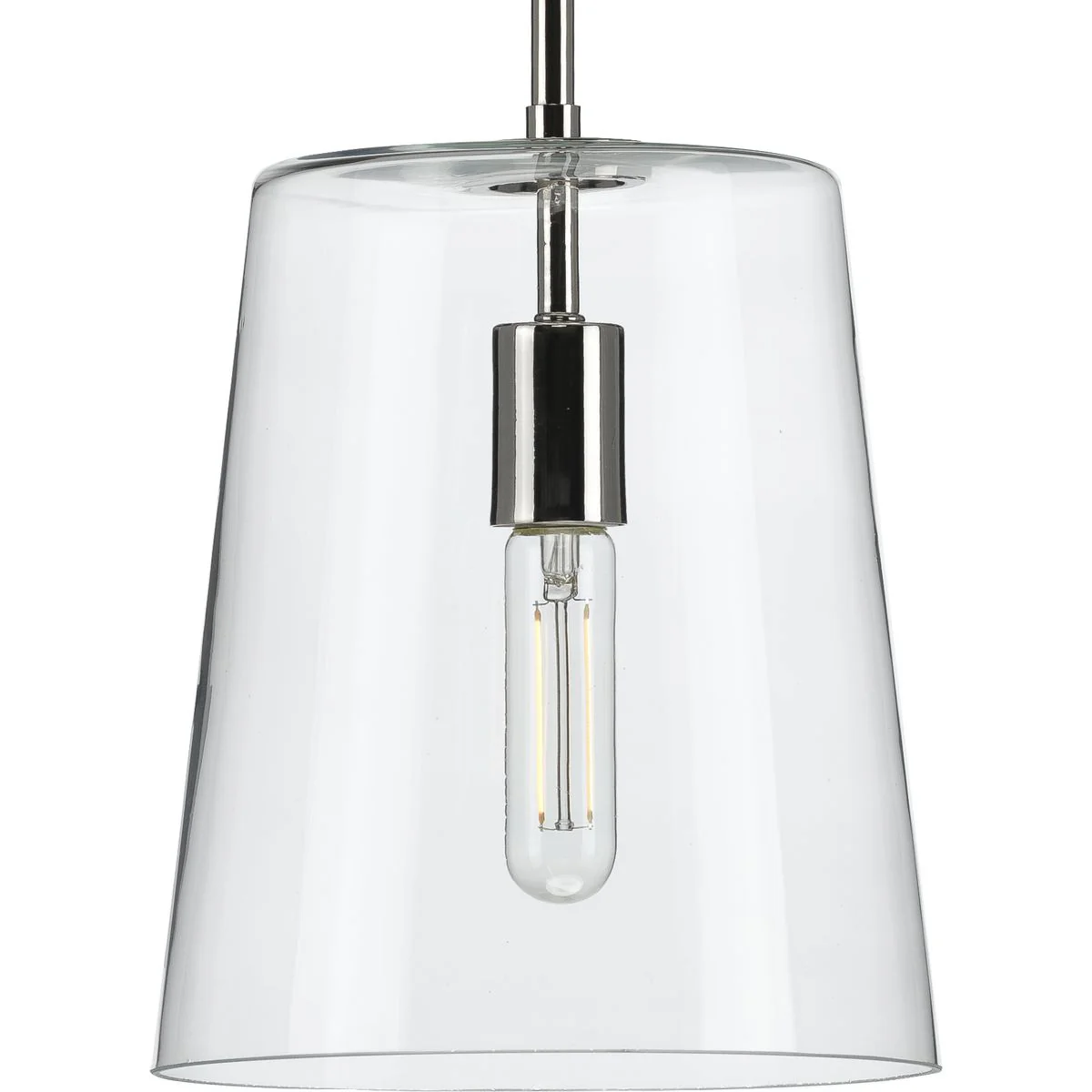 Clarion Collection One-Light Clear Glass Pendant Light - Image 5