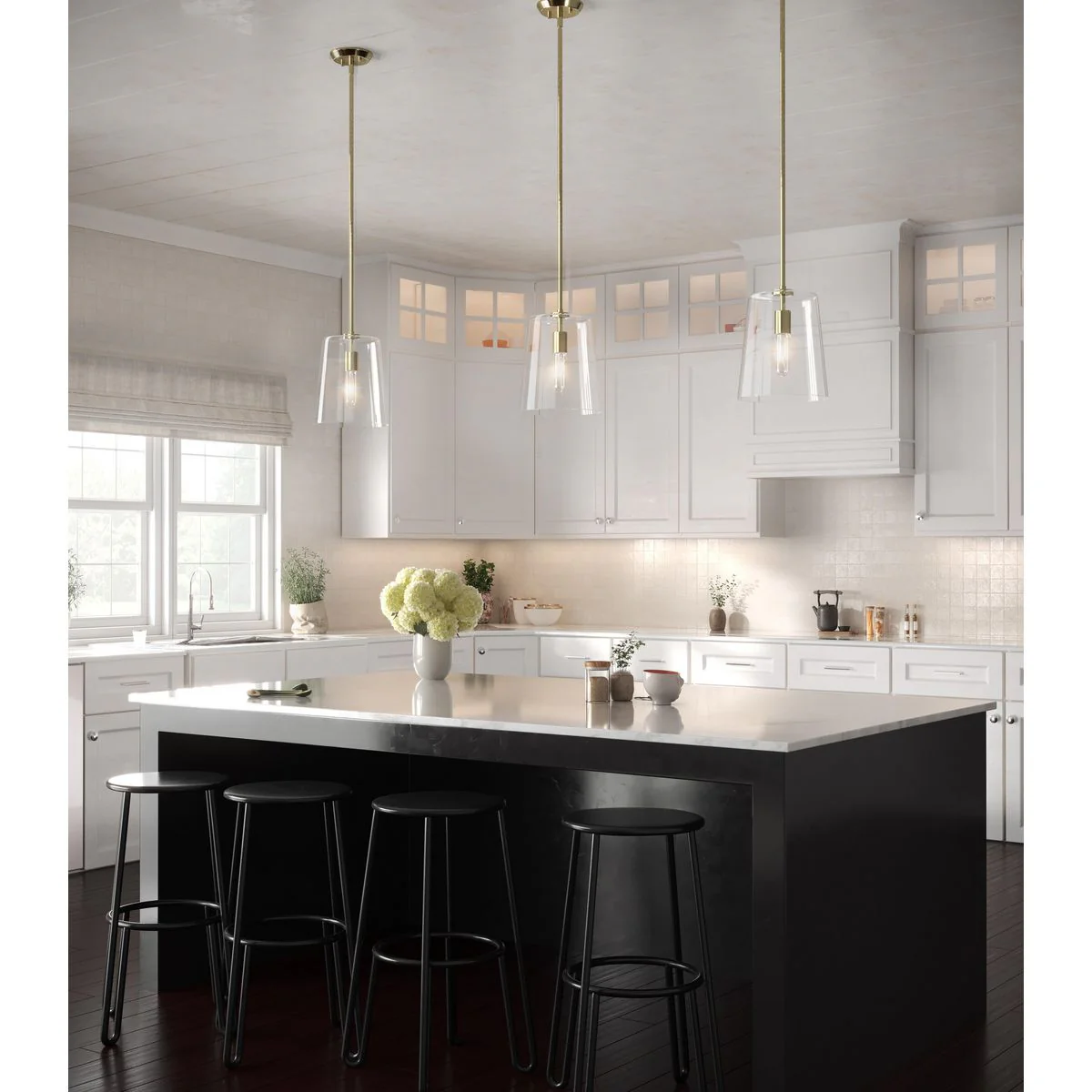 Clarion Collection One-Light Clear Glass Pendant Light - Image 7