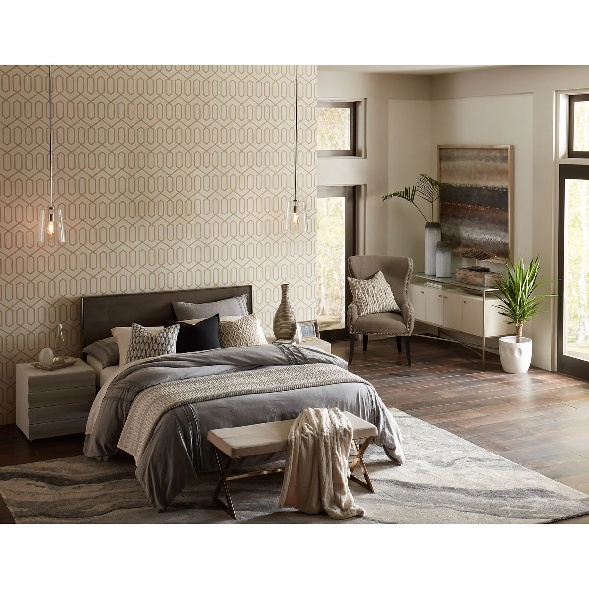 Clarion Collection One-Light Clear Glass Pendant Light - Image 9