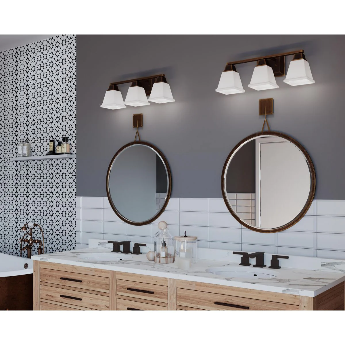 Clifton Heights Collection Three-Light Bath & Vanity - Image 4
