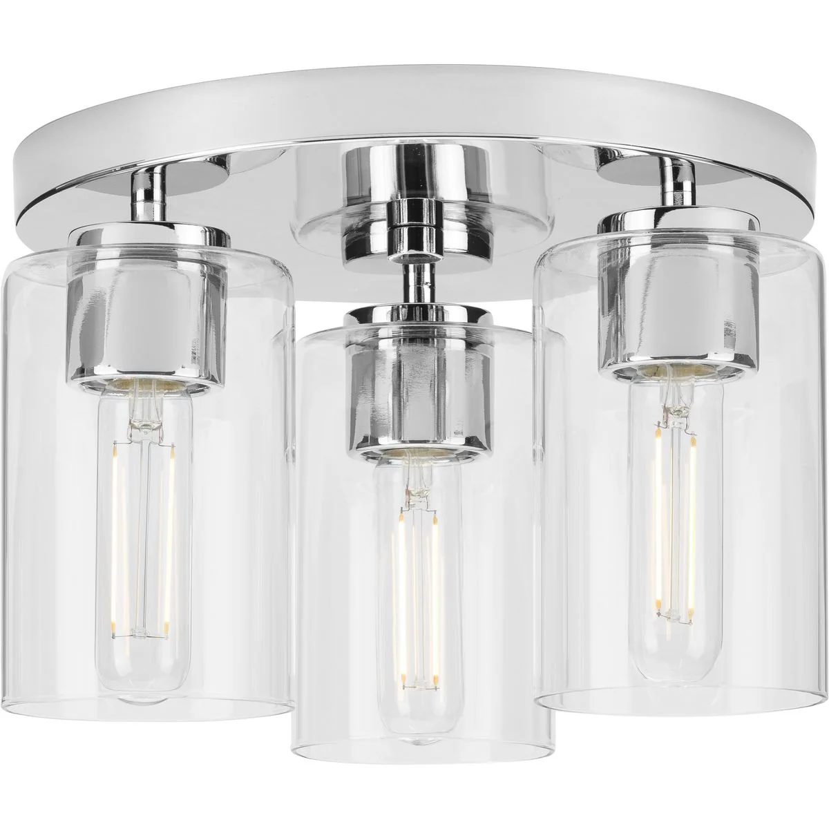 Cofield Collection 12 in. Three-Light Flush Mount P350237 - Image 4